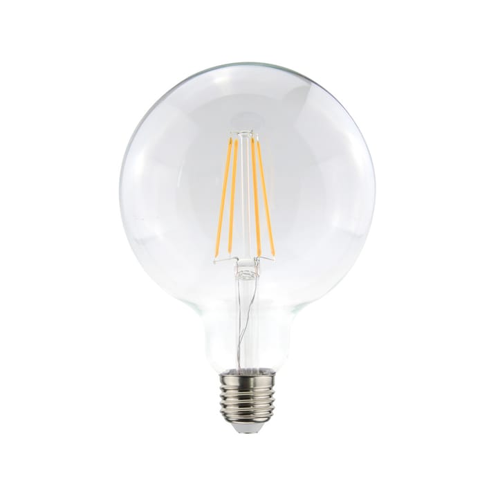 Airam Filament LED-glob 125mm Glühbirne, Klar-dimmbar-4-flammig e27-5w Airam