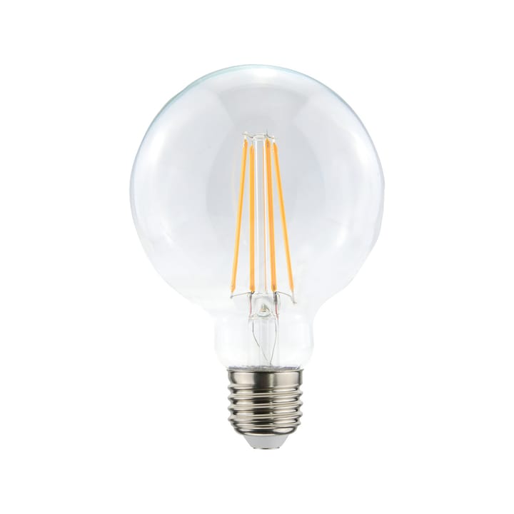 Airam Filament LED-glob 95mm Glühbirne, Klar-dimmbar-4-flammig e27-5w Airam