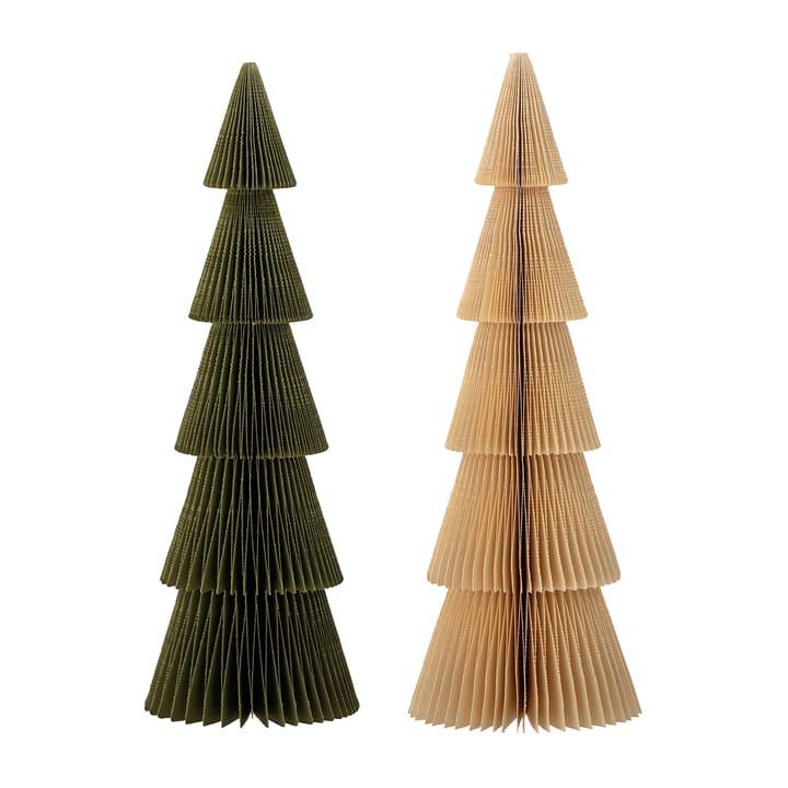 Milan Dekoration Weihnachtsbaum 2er Pack 30,5cm, Green Bloomingville