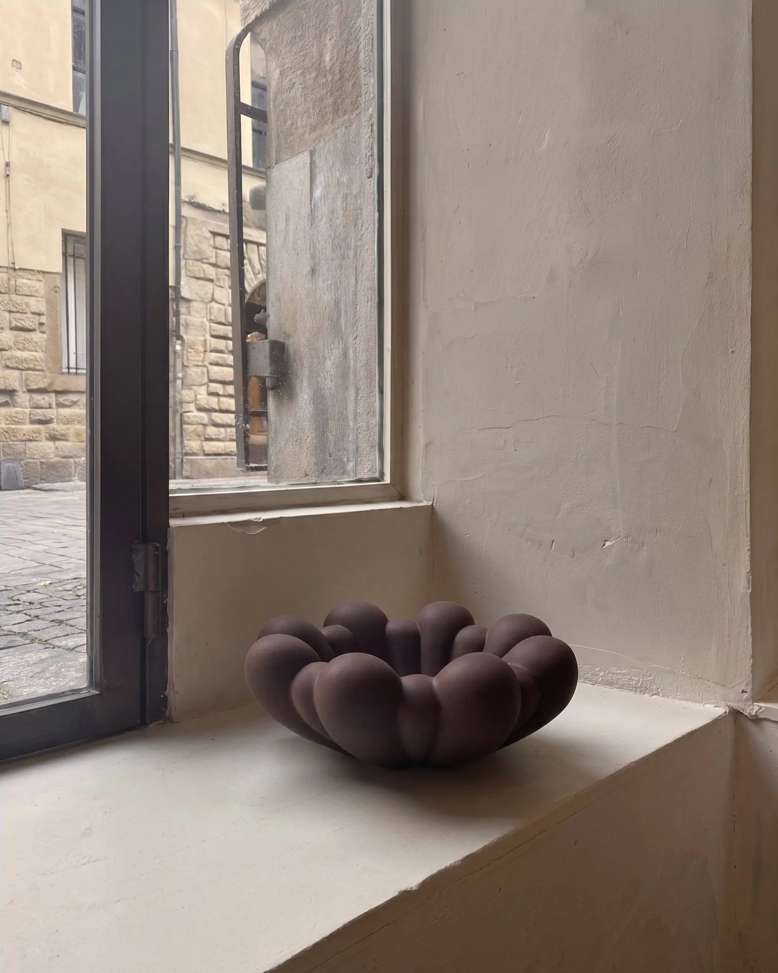 Bloom Rray Schale groß, Chocolate brown 101 Copenhagen