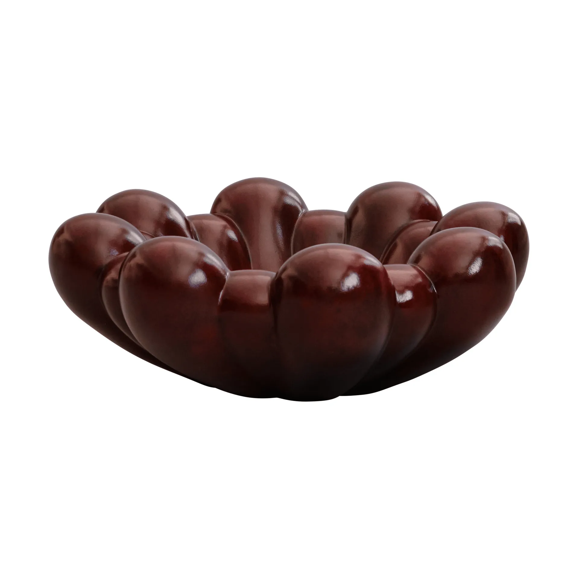 Bloom Rray Schale groß, Maroon 101 Copenhagen