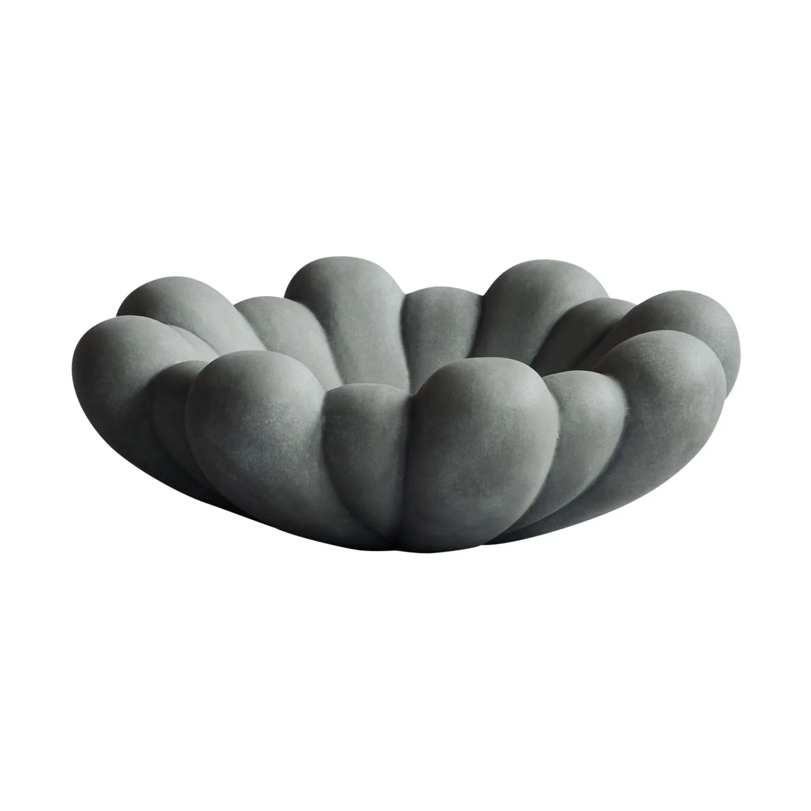 Bloom Tray Schale medio Ø28,5 cm, Dark grey 101 Copenhagen
