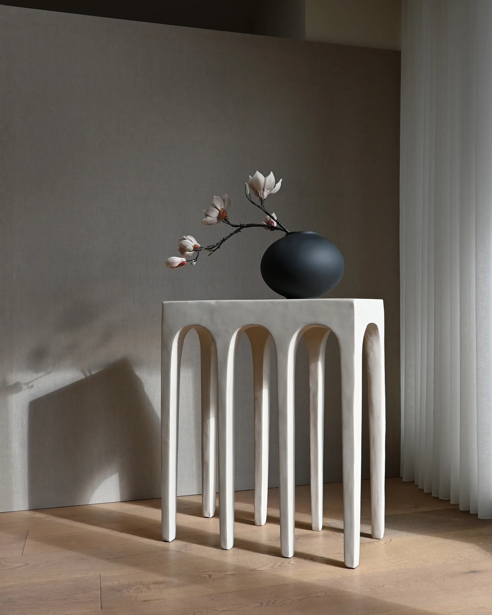 Bow Console Tisch 70,5 x 80 cm, Birch 101 Copenhagen
