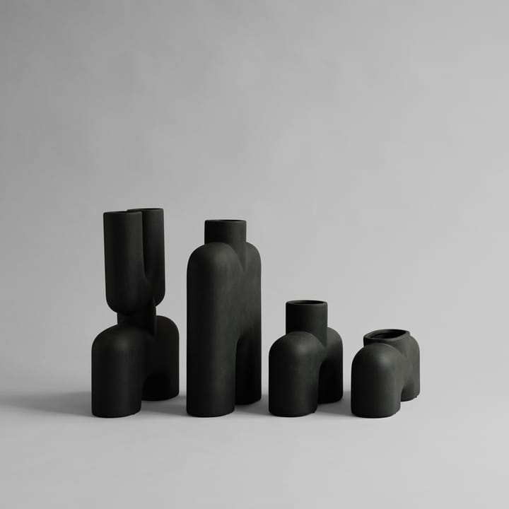 Cobra Double Medio Vase 34 x 47 cm, Schwarz 101 Copenhagen