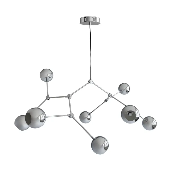 Drop Chandelier Globe Kronleuchter - Chrome - 101 Copenhagen