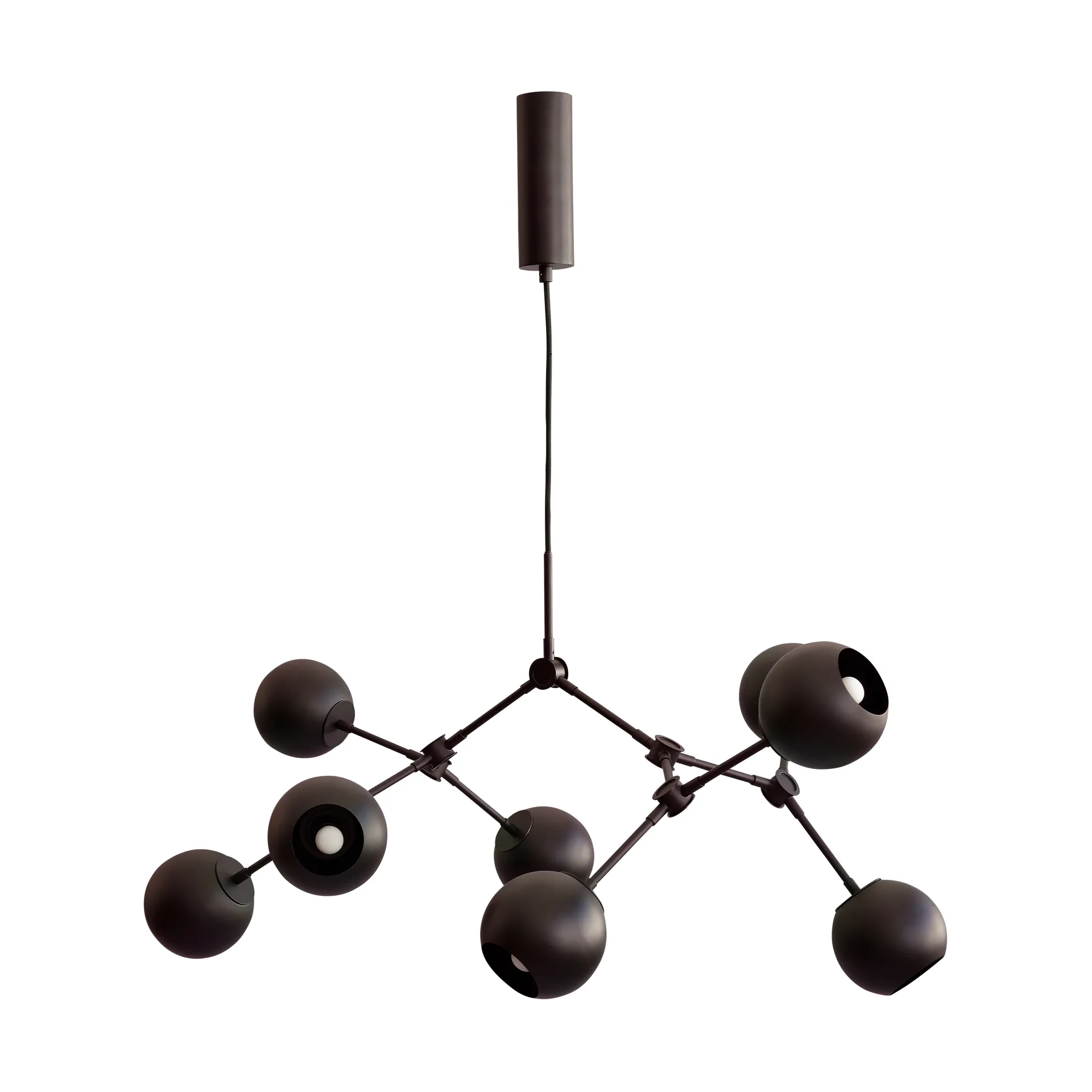 Drop Chandelier Globe Kronleuchter mini, Burned black 101 Copenhagen