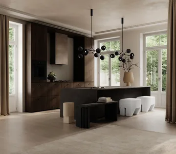 Drop Chandelier Globe Kronleuchter mini - Burned black - 101 Copenhagen