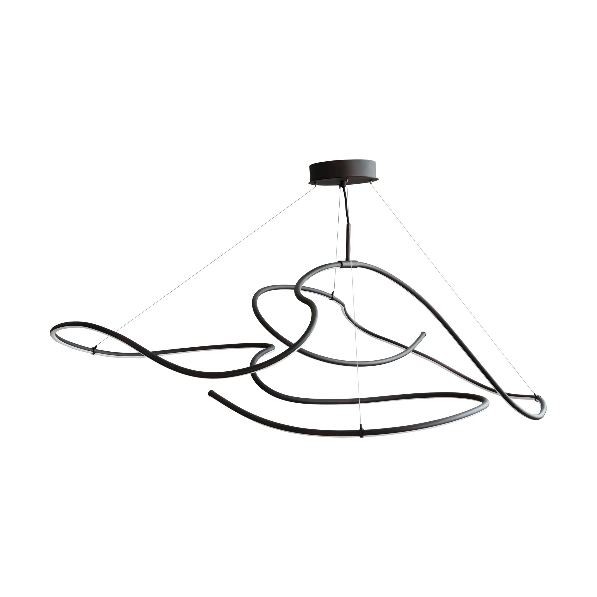 Ghost Chandelier big Deckenleuchte, Burned black 101 Copenhagen