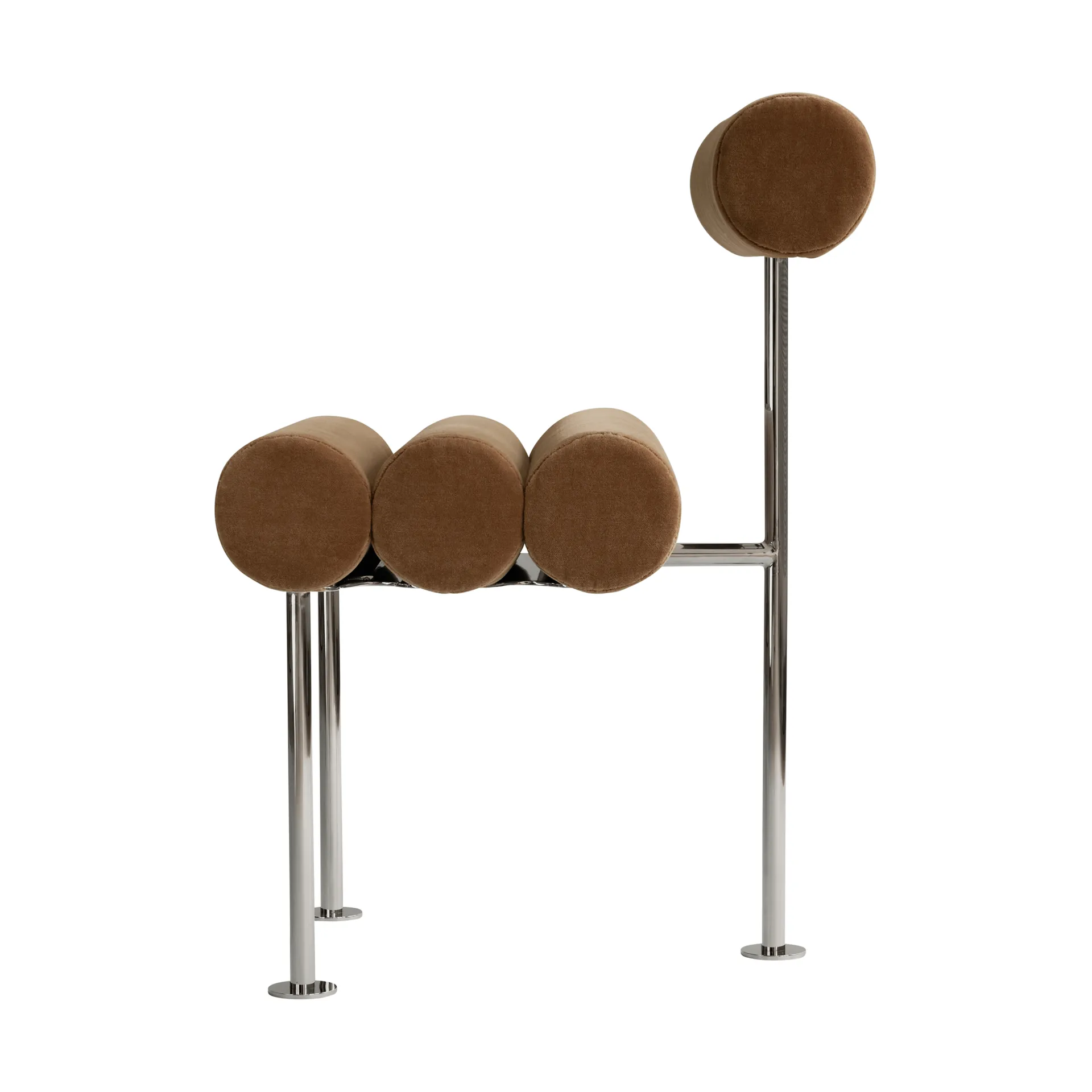 Hiro Dining Chair Stuhl, Stainless steel-desert 101 Copenhagen