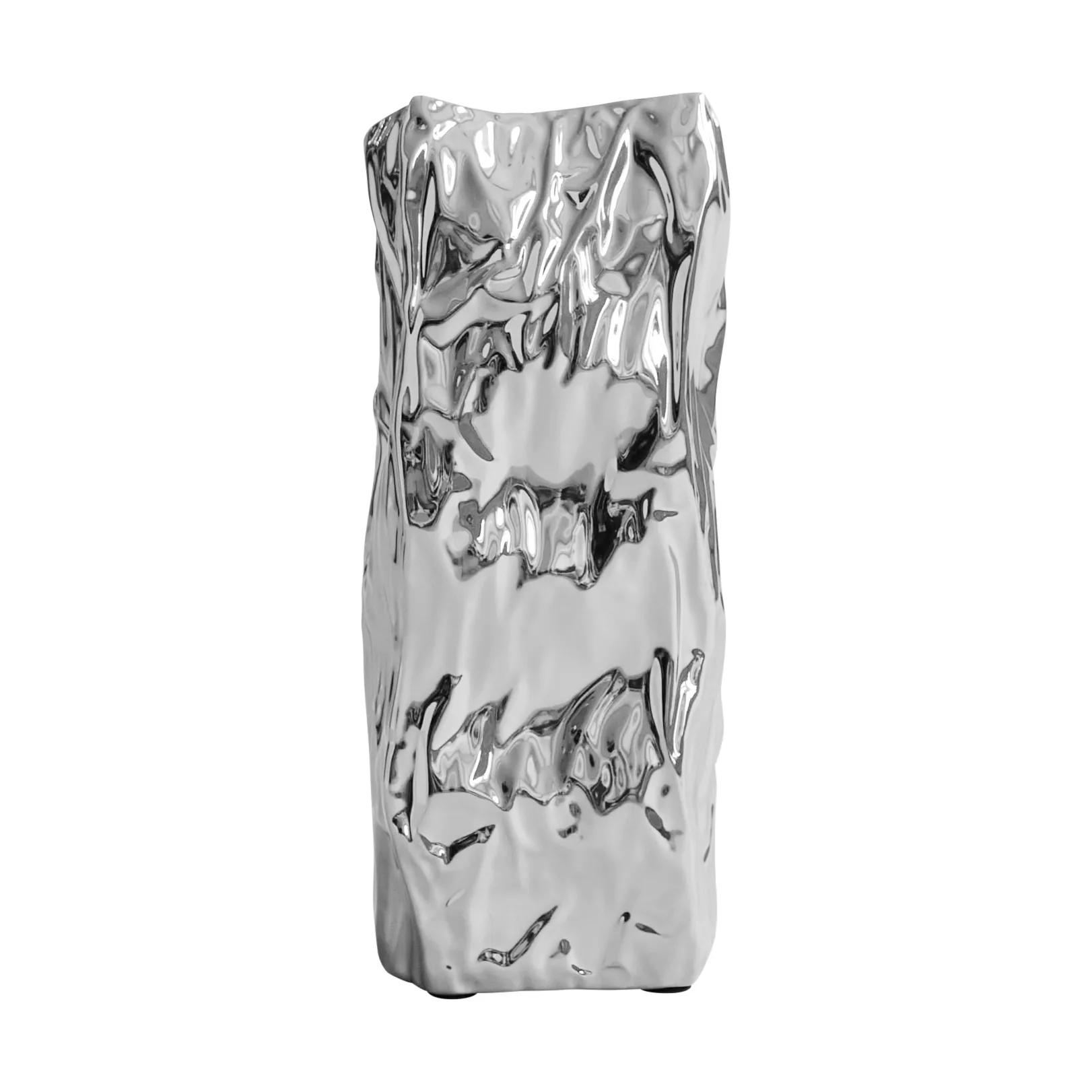 Kami Vase medio 35x16 cm, Chrome 101 Copenhagen