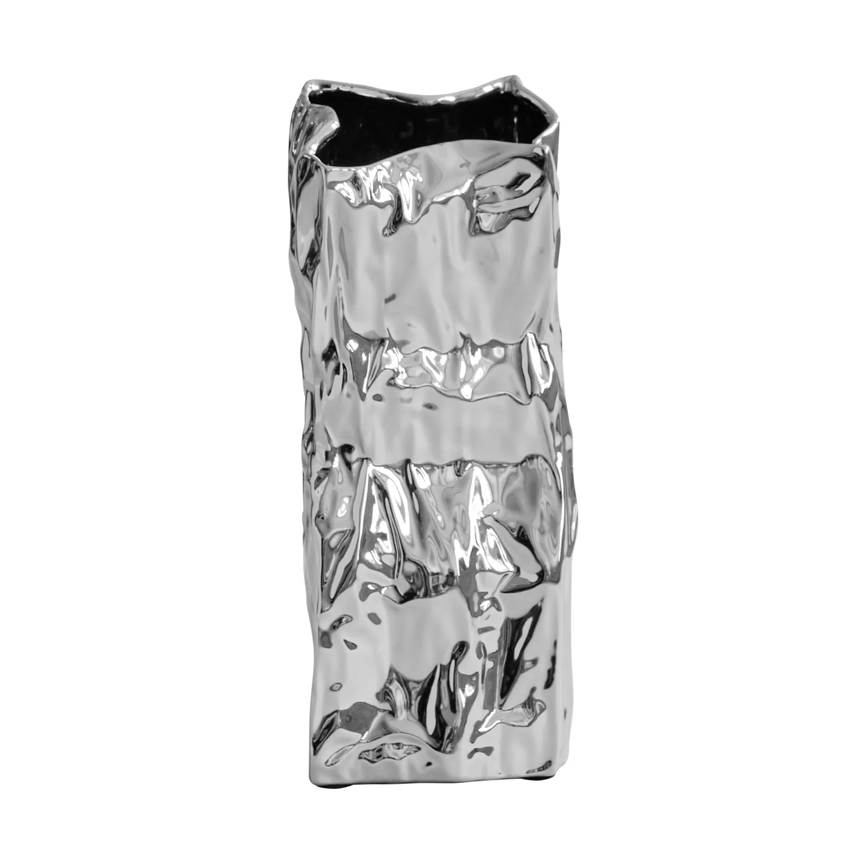 Kami Vase medio 35x16 cm, Chrome 101 Copenhagen