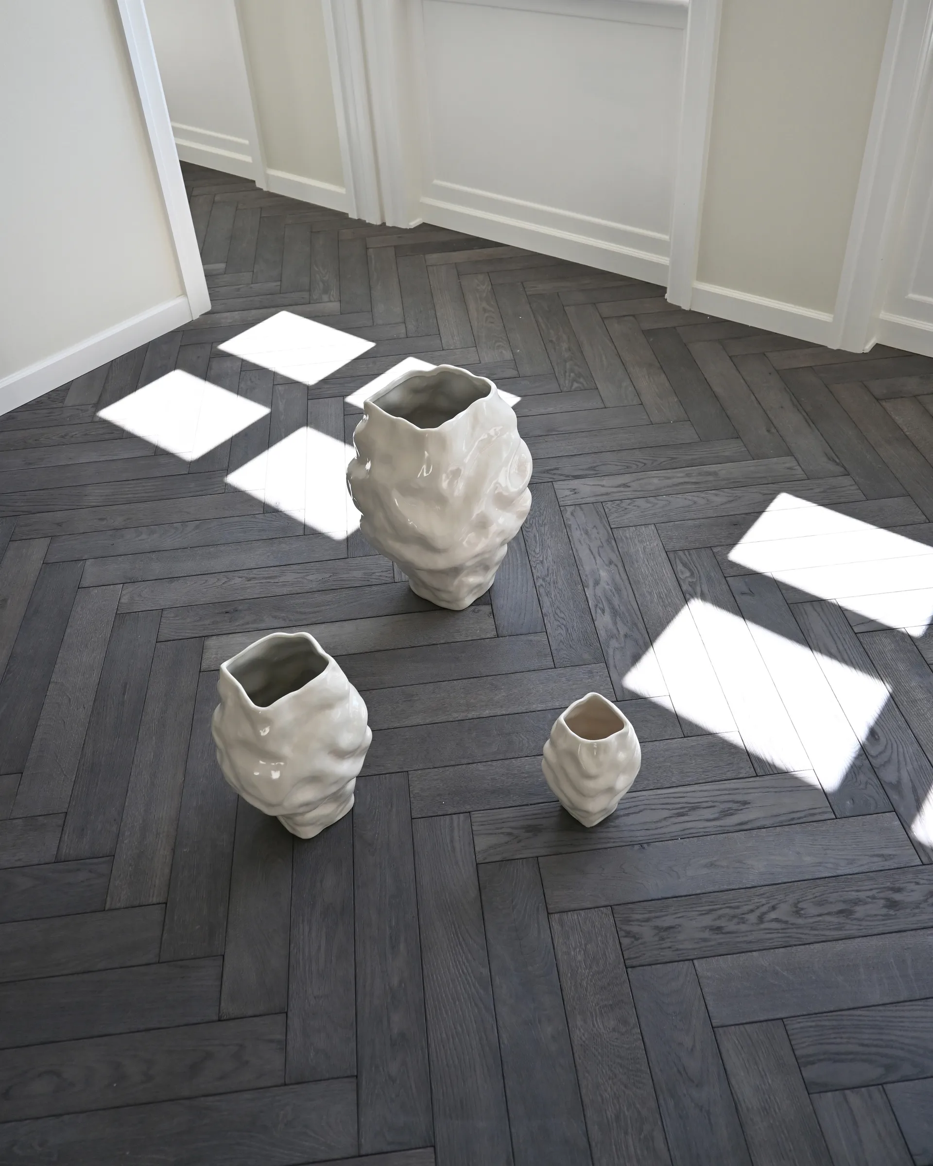 Katachi Vase mini, High glaze birch 101 Copenhagen