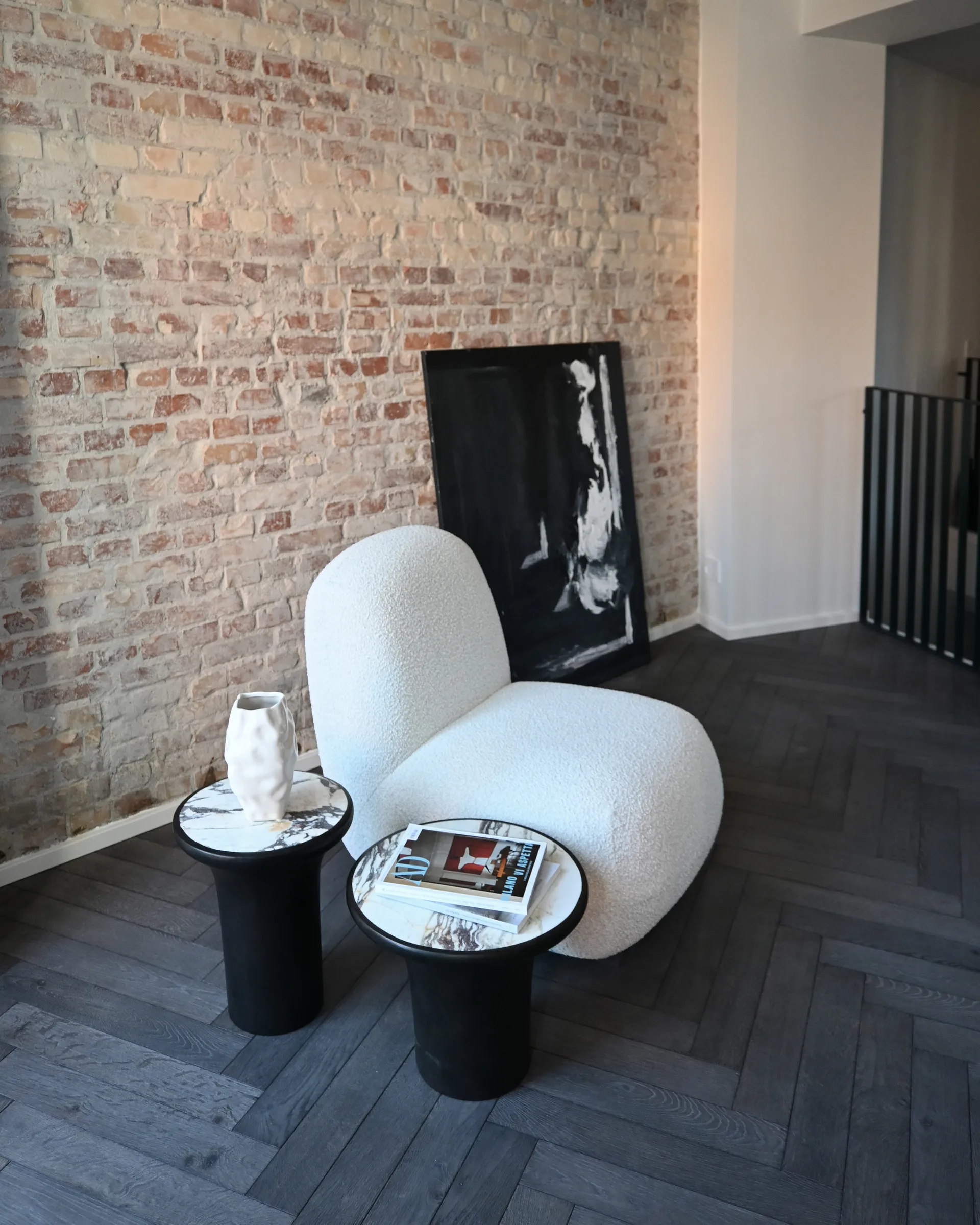 Katachi Vase mini, High glaze birch 101 Copenhagen