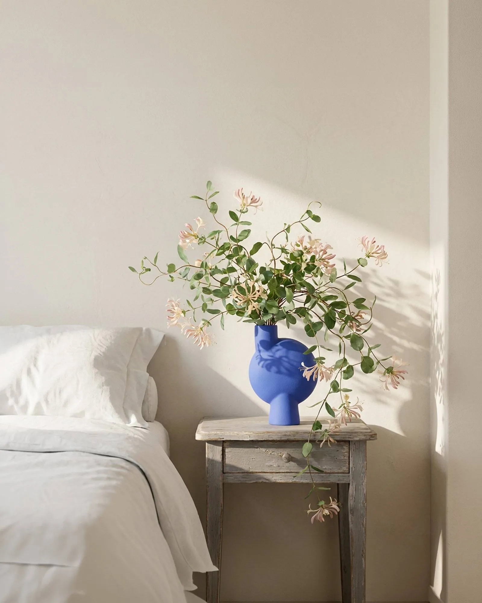 Sphere Bubl Vase Medio, Marrakech blue 101 Copenhagen
