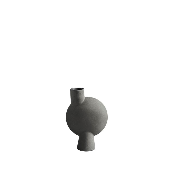 Sphere Vase Bubl Medio, Dark grey 101 Copenhagen