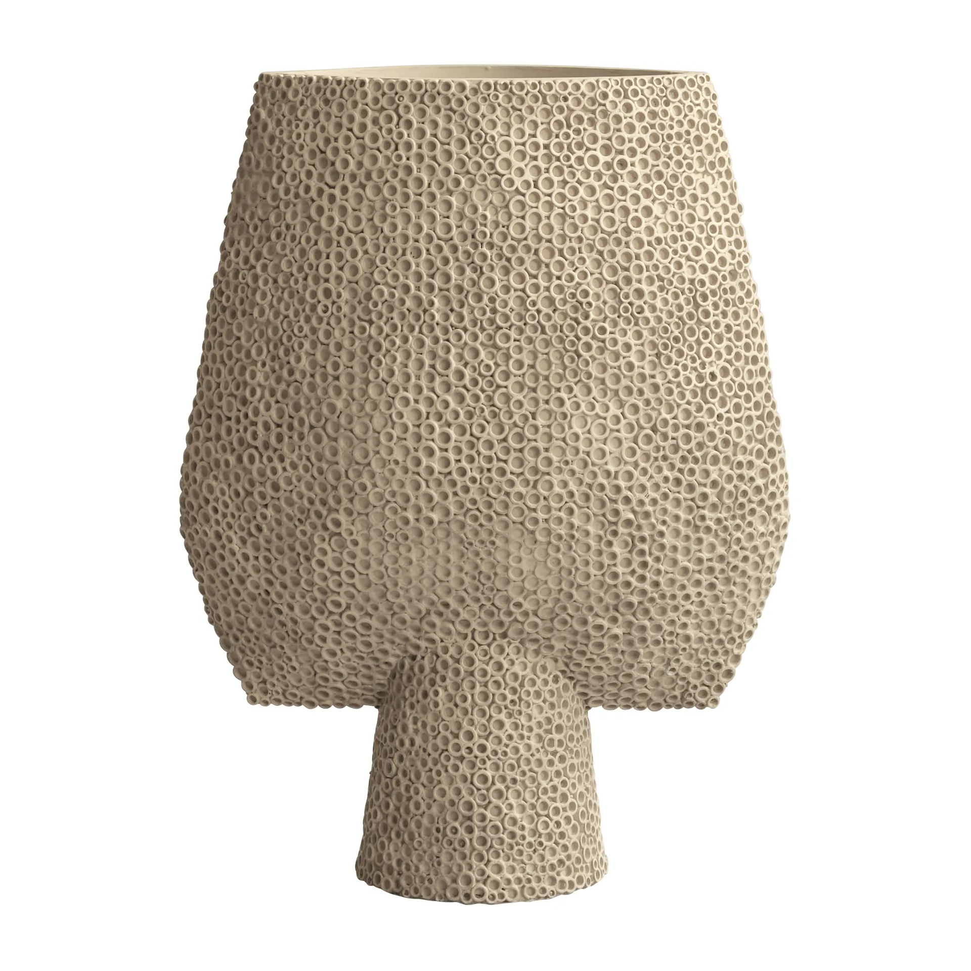 Sphere Vase Square Shisen big 44cm, Sand 101 Copenhagen