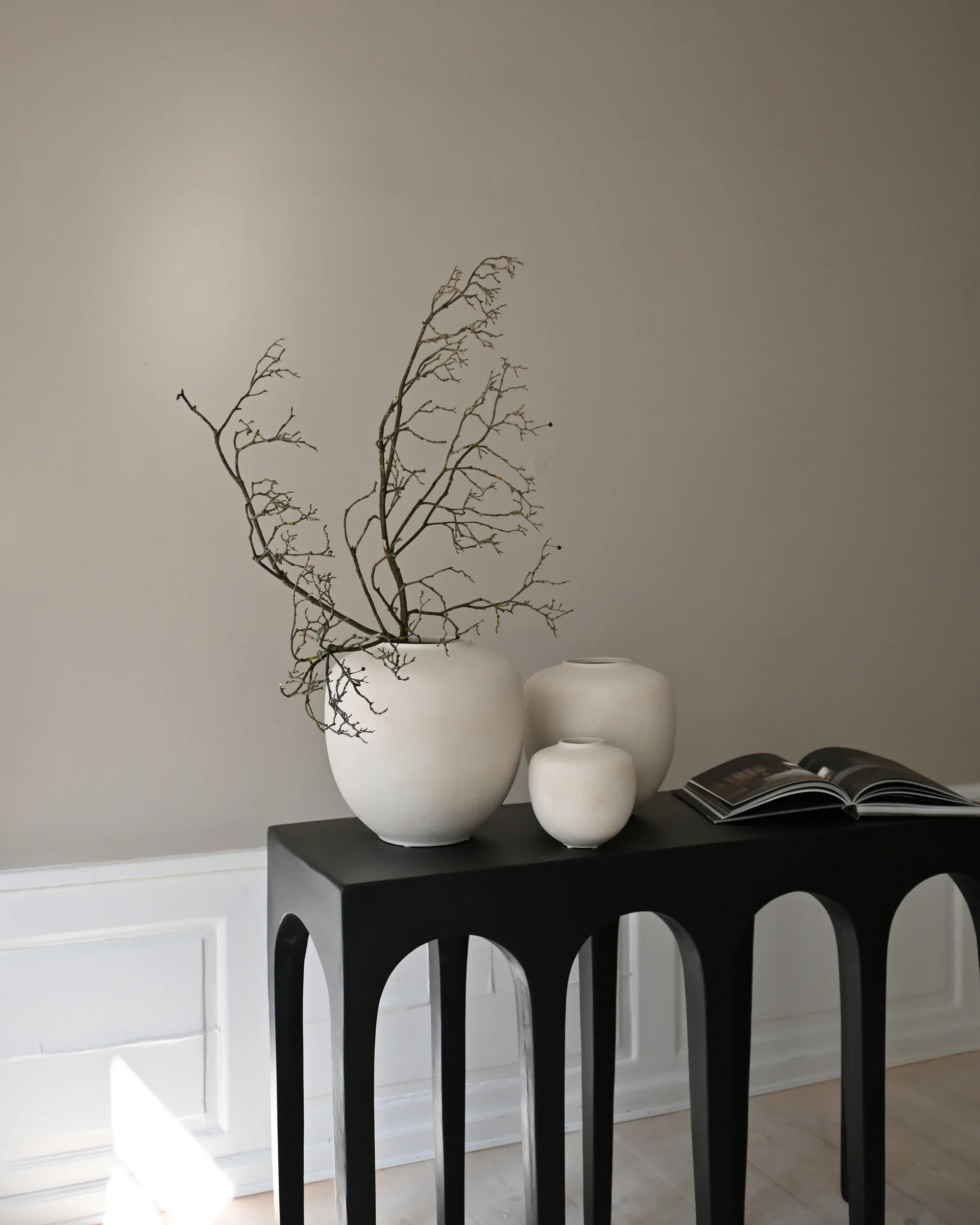 Sunao Vase medio 30 cm, Birch 101 Copenhagen