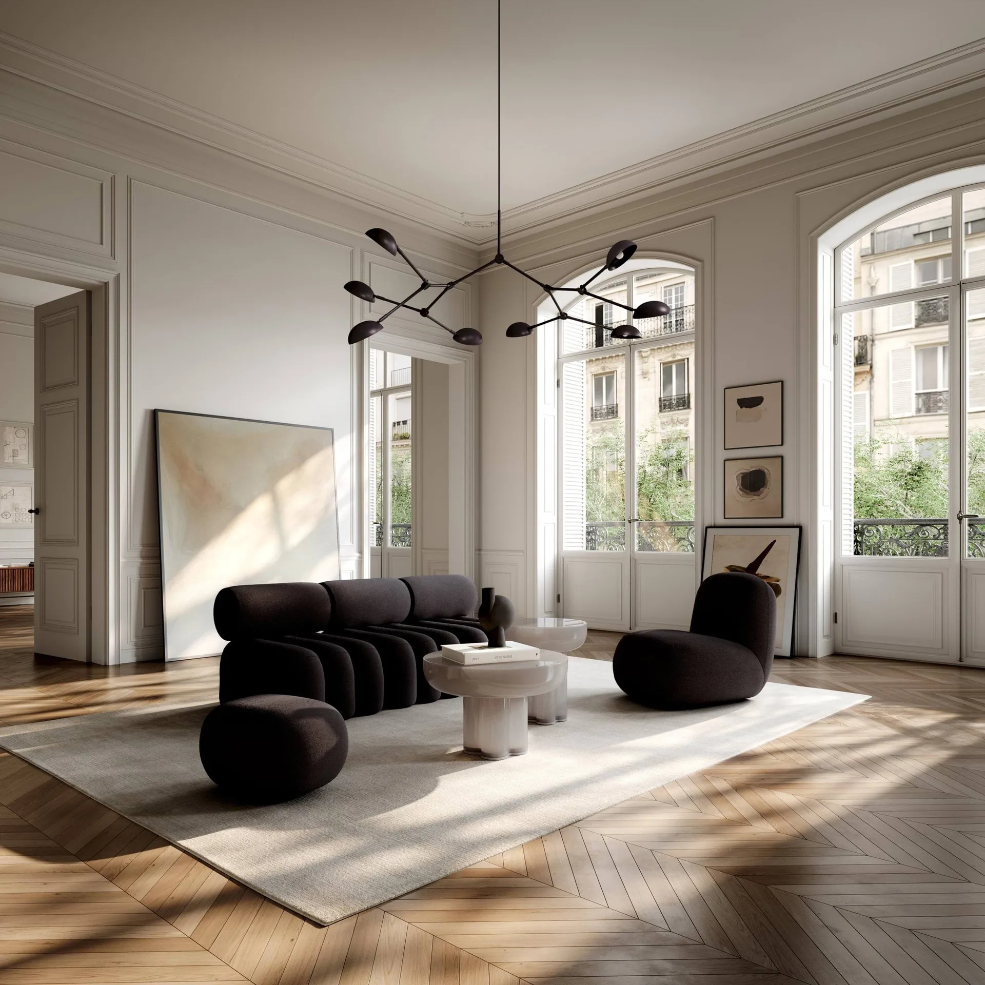 Toe Chair Flat Sessel 92x75 cm, Dark brown 101 Copenhagen