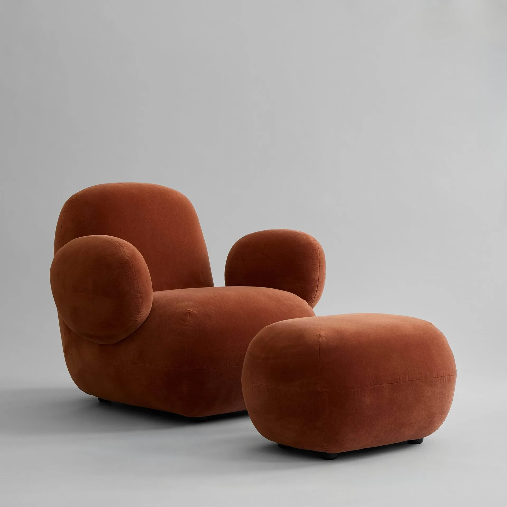 Toe Chair Flat Sessel 92x75 cm, Rust 101 Copenhagen