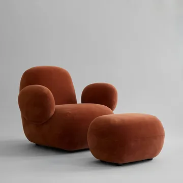 Toe Chair Flat Sessel 92x75 cm - Rust - 101 Copenhagen