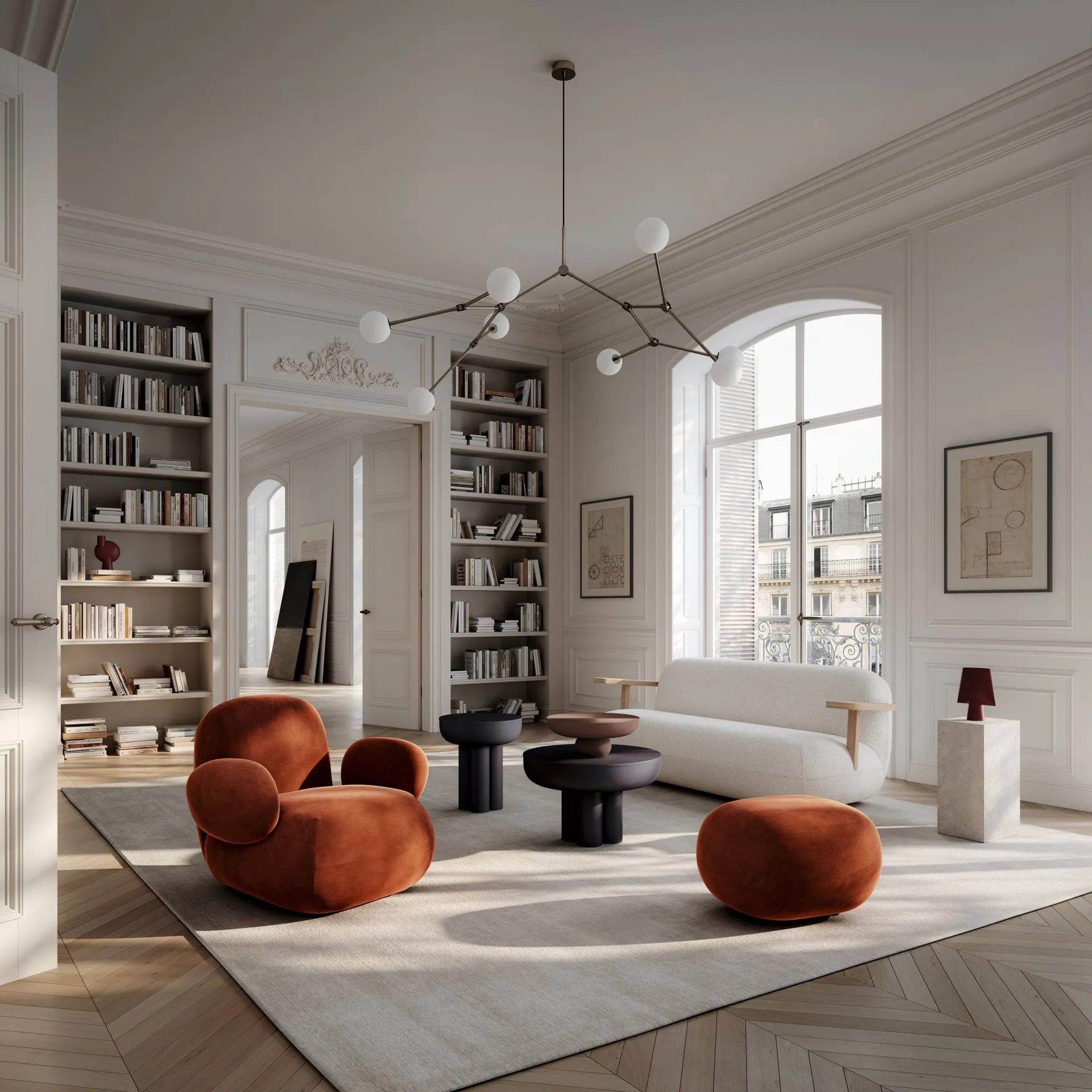 Toe Chair Flat Sessel 92x75 cm, Rust 101 Copenhagen