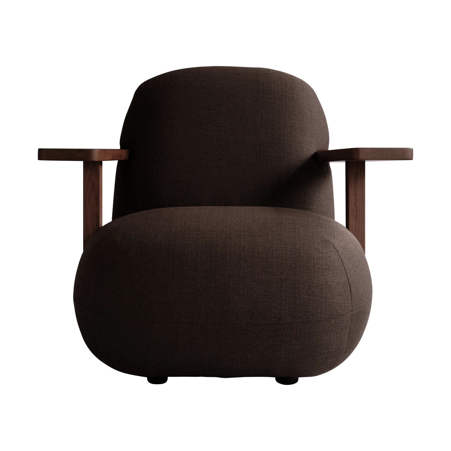 Toe chair Sessel mit Armlehnen, Classic brown oak-dark brown 101 Copenhagen