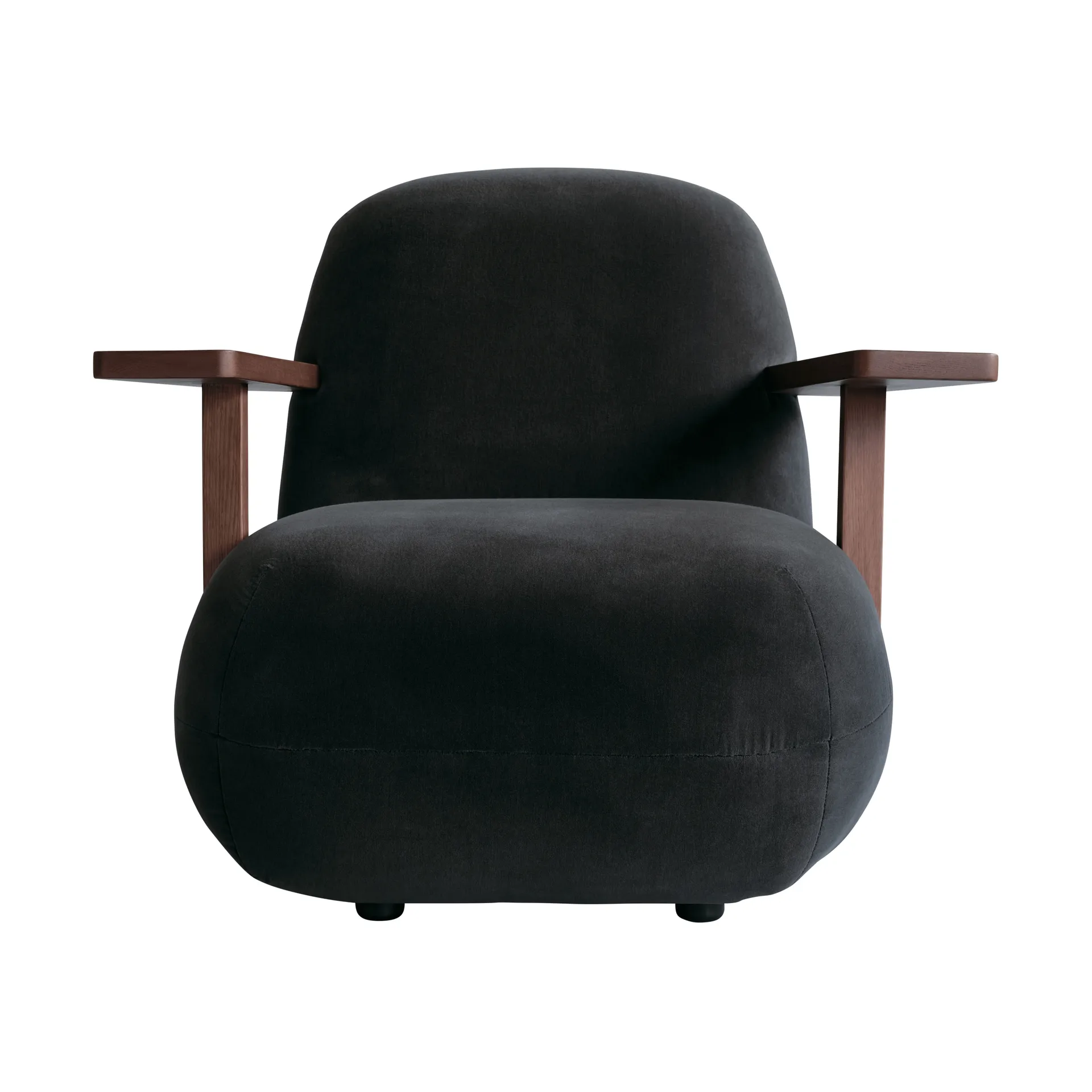 Toe chair Sessel mit Armlehnen, Classic brown oak-peat 101 Copenhagen