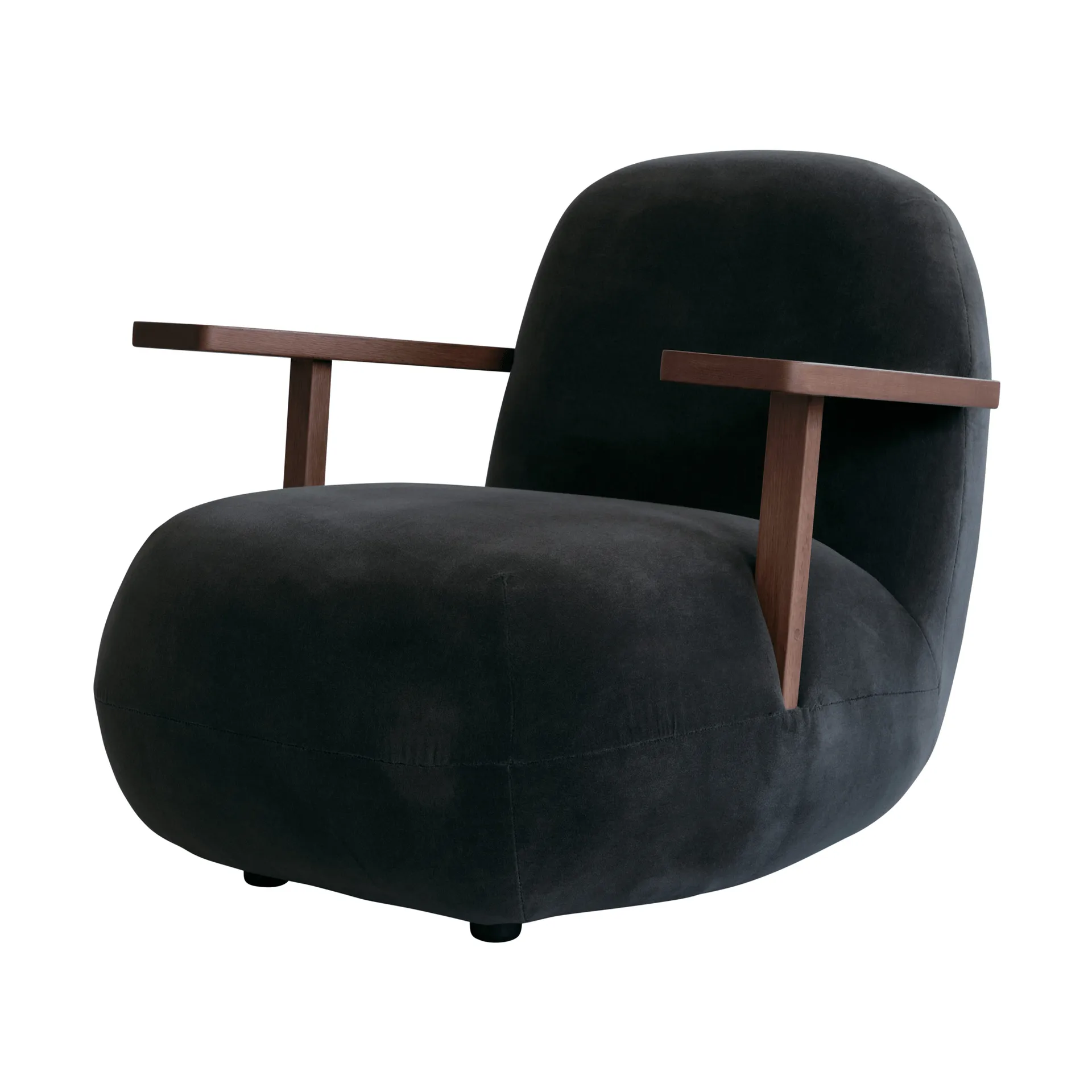 Toe chair Sessel mit Armlehnen, Classic brown oak-peat 101 Copenhagen