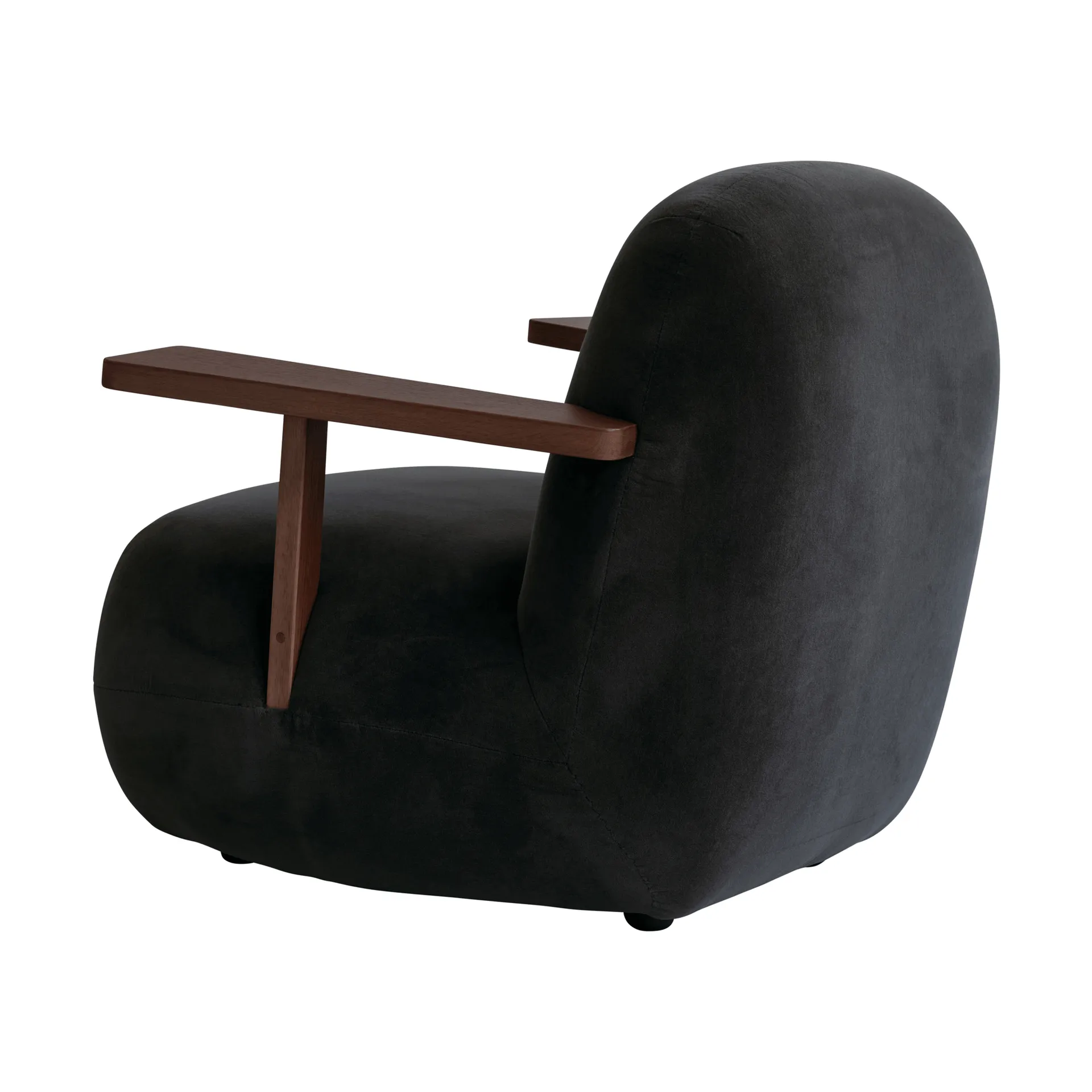 Toe chair Sessel mit Armlehnen, Classic brown oak-peat 101 Copenhagen