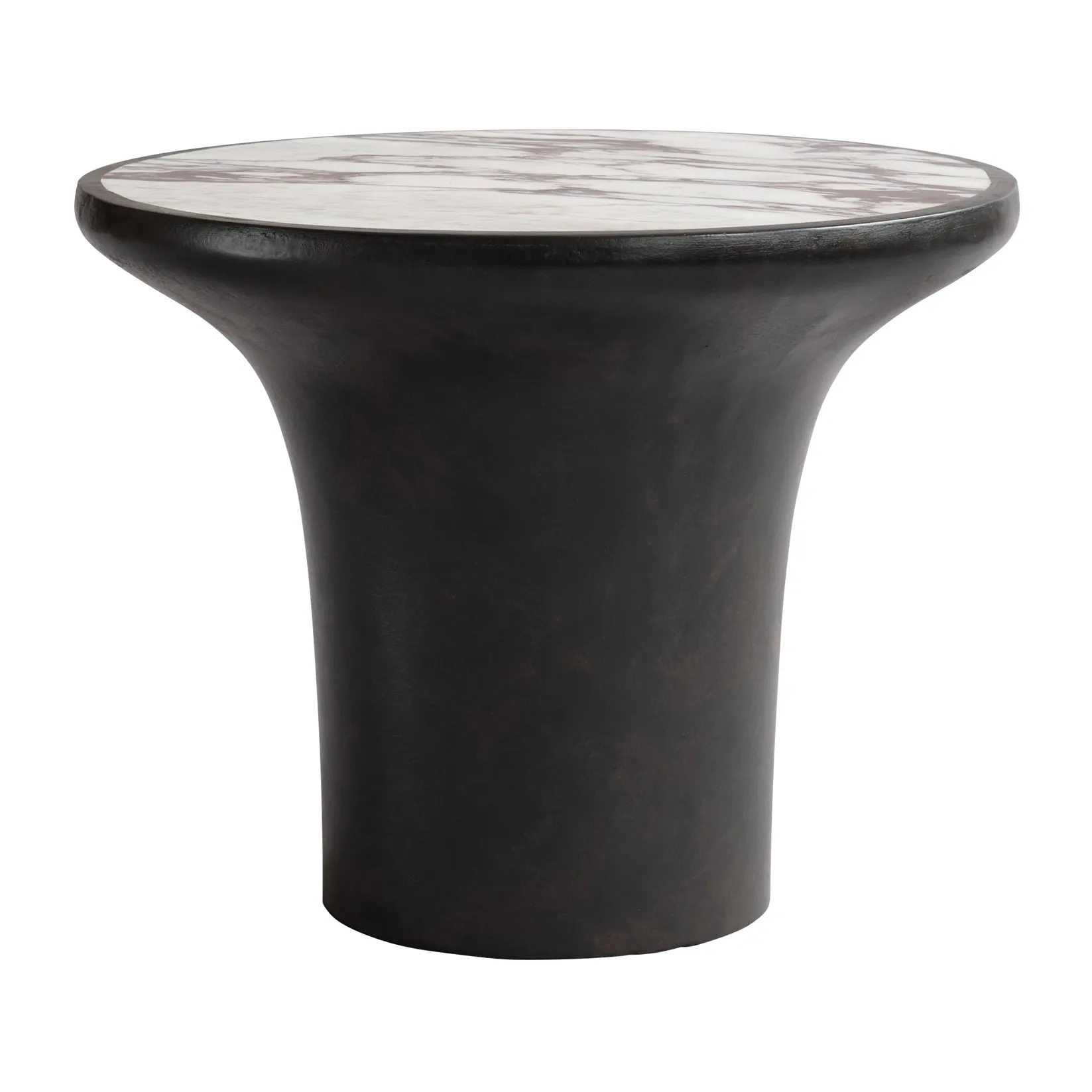 Trumpet Beistelltisch low Ø45cm, Calacatta 101 Copenhagen