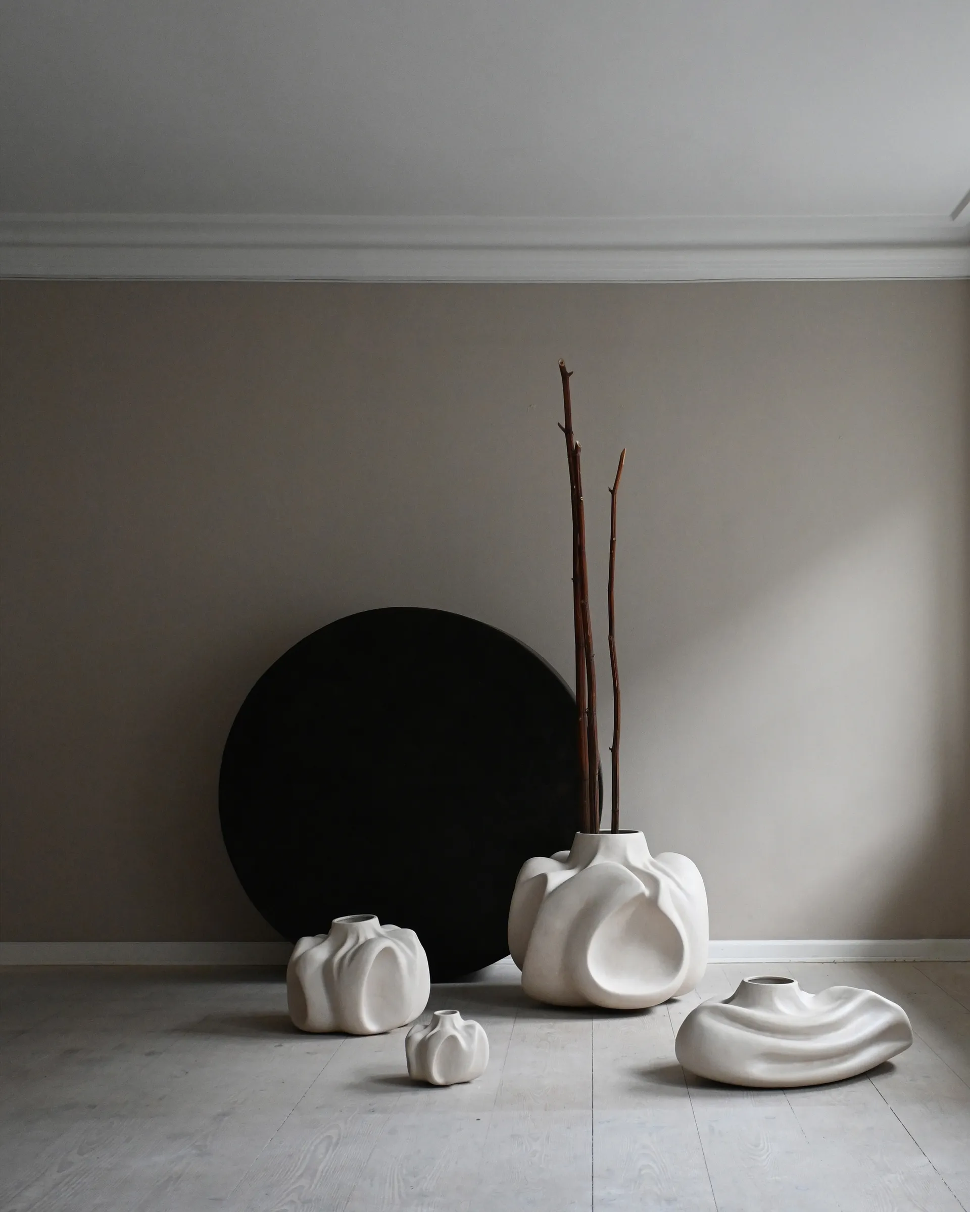 Wabi Fat Vase 23 cm, Birch 101 Copenhagen