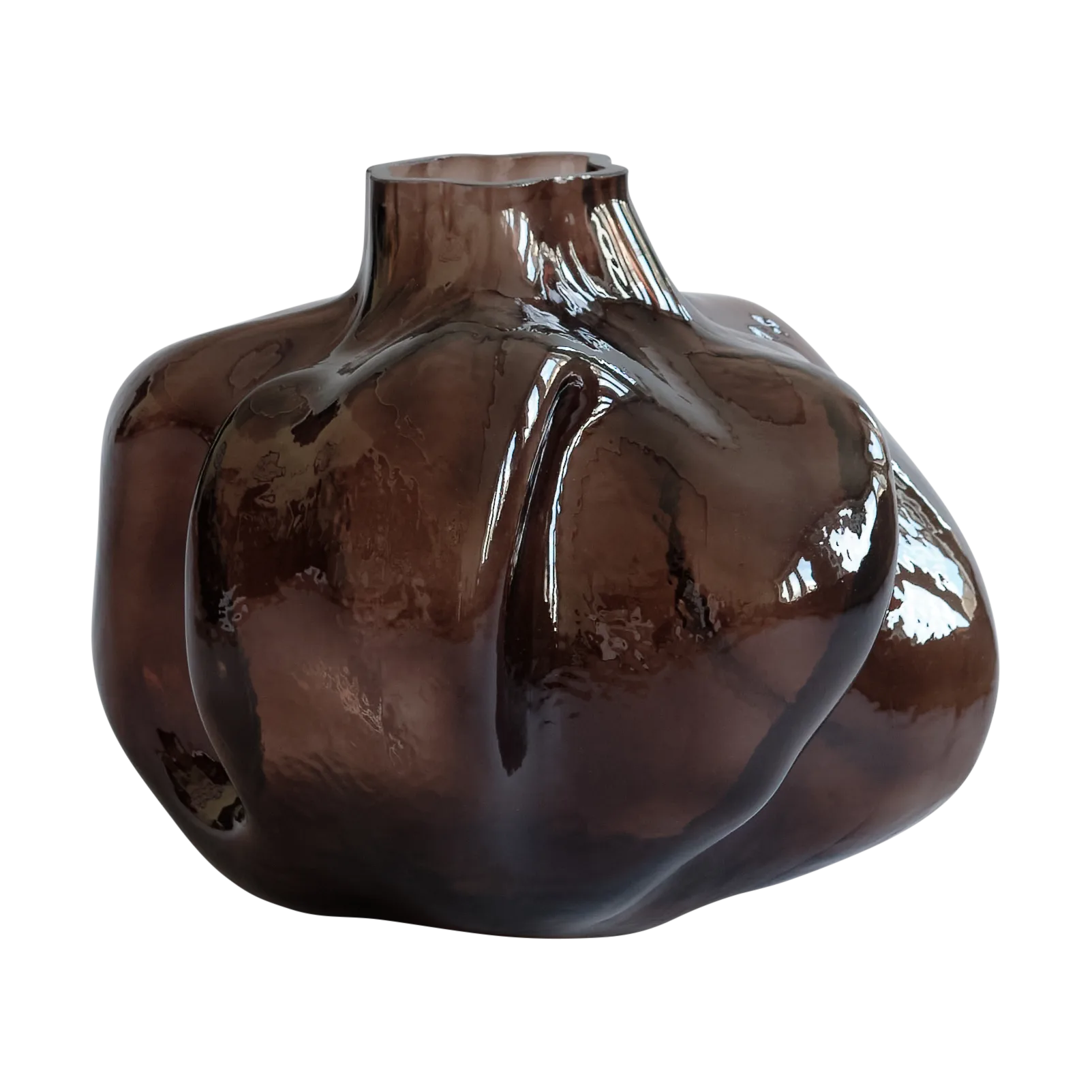 Wabi Medio Vase 28 cm, Smoked forest 101 Copenhagen