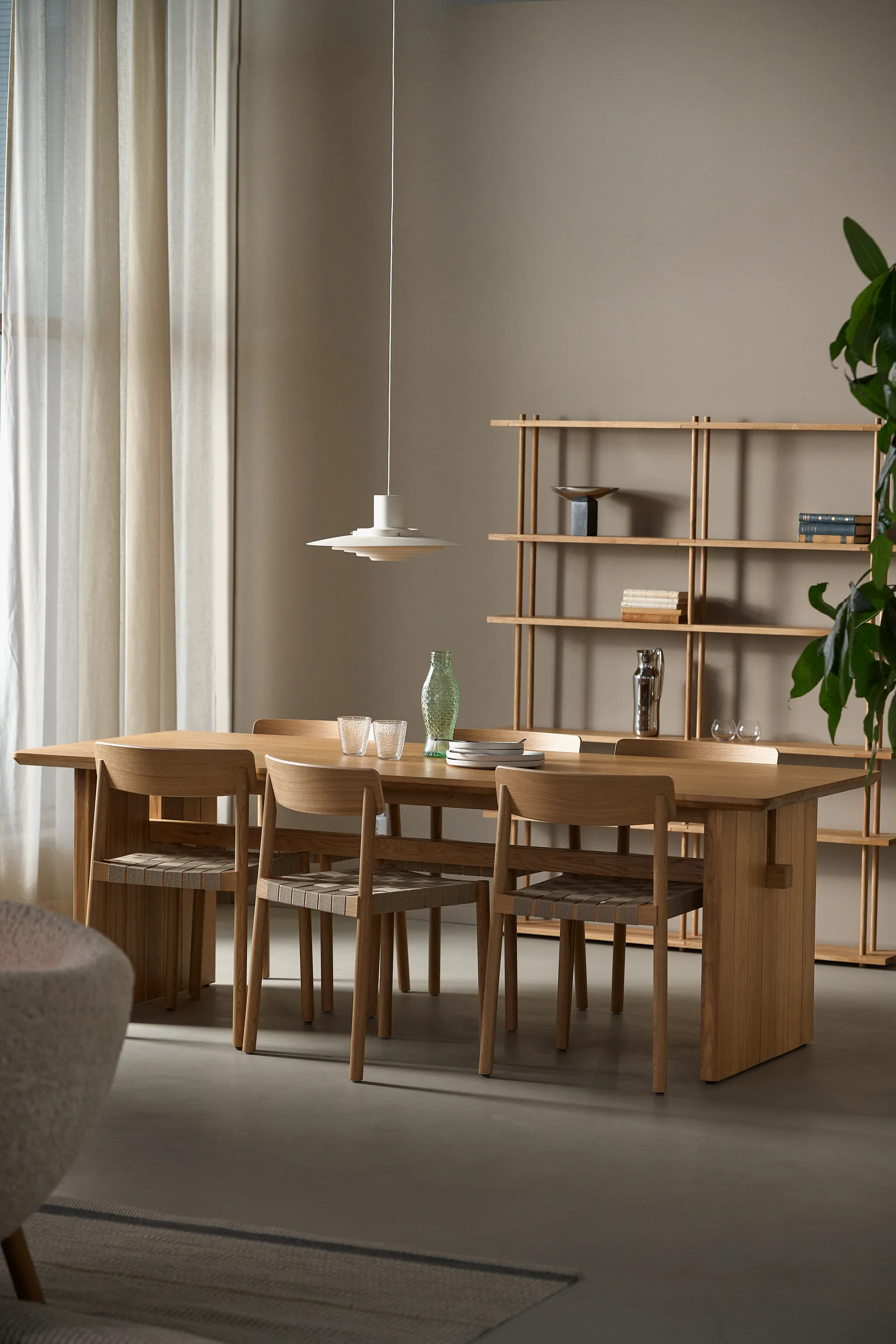 Berghem Esstisch 90x220 cm, Laqurered oak 1898