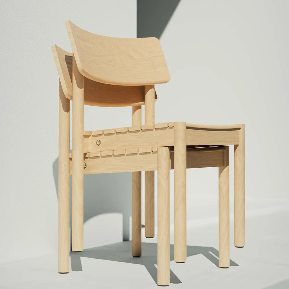 Strå Stuhl, Teak 1898