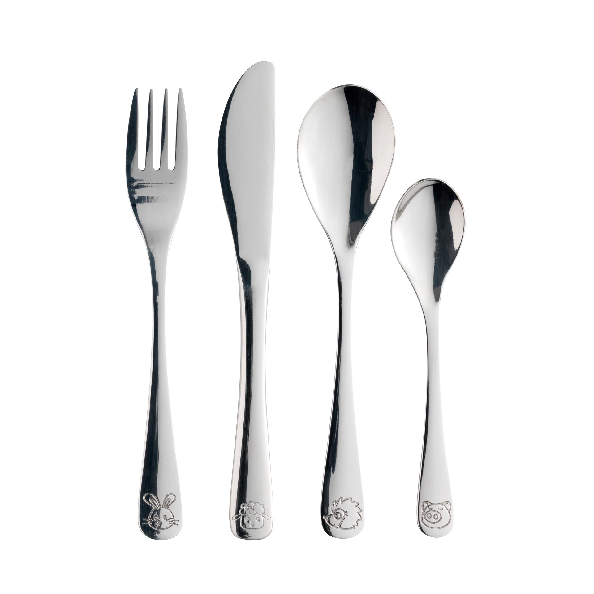 Aida Kinderbesteck 4 Teile, Steel Aida