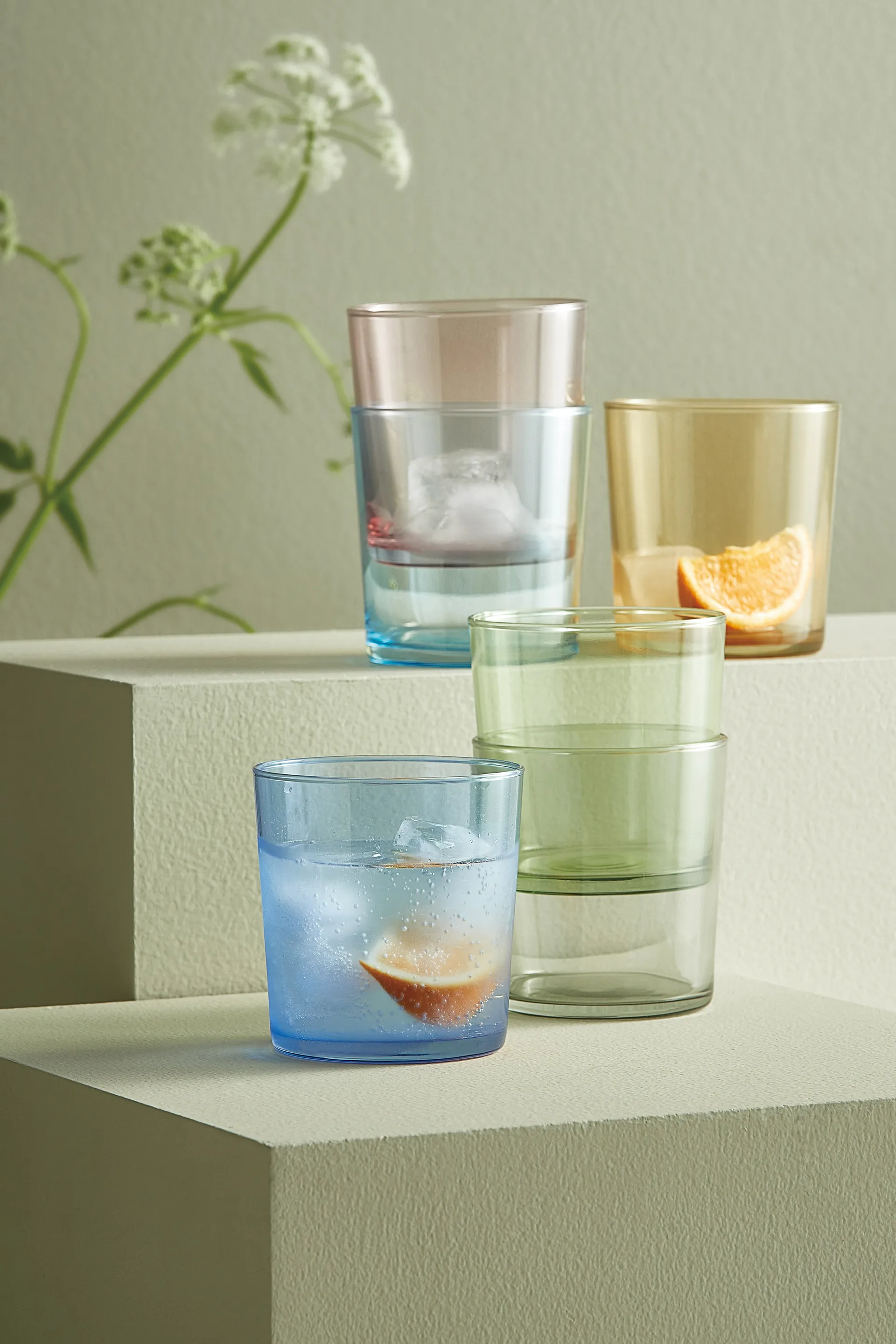 Café Wasserglas multi, 6er Pack Aida