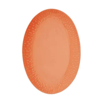 Confetti Ovales Servierplatten-Tablett - Apricot, 25,5 × 36 cm - Aida