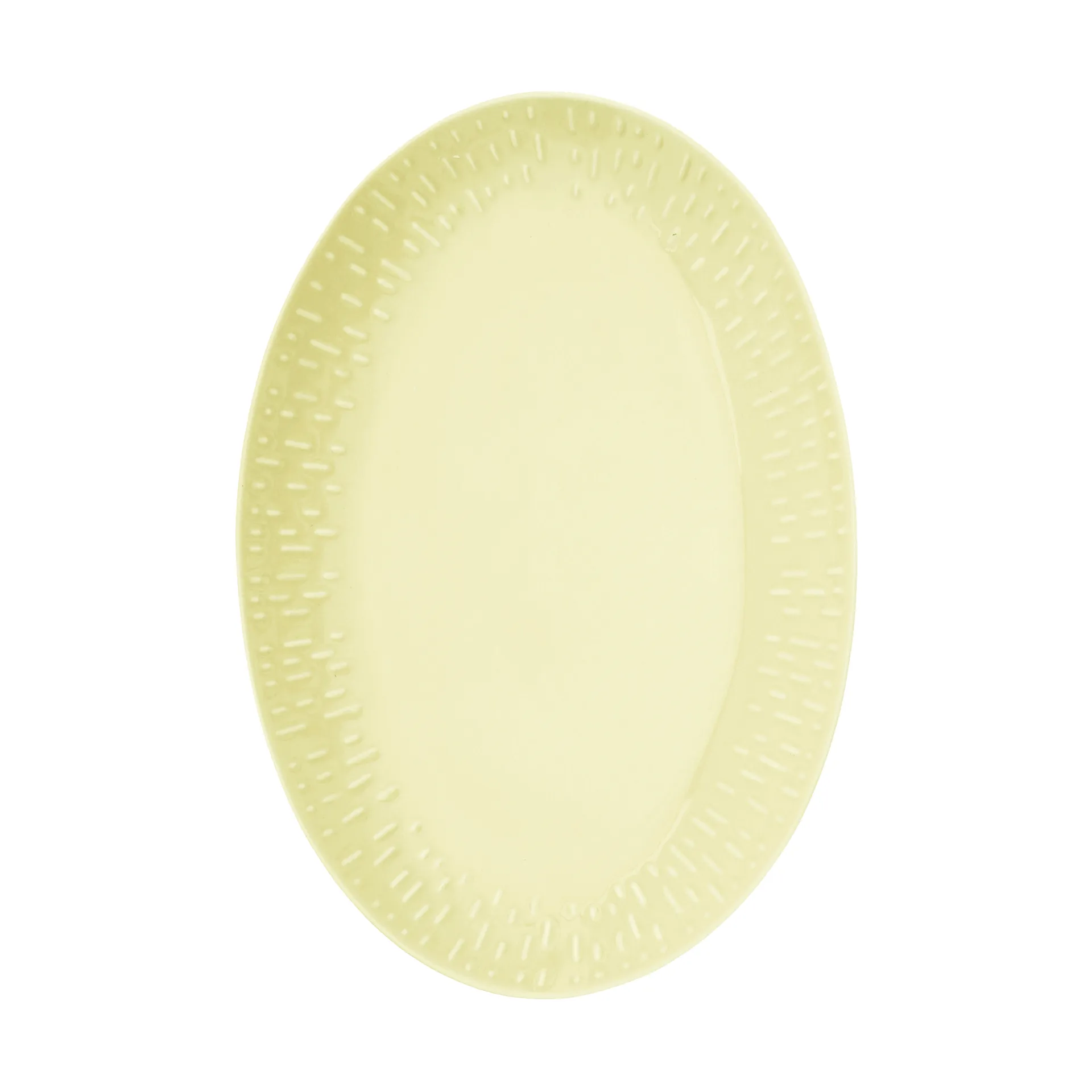 Confetti Ovales Servierplatten-Tablett, Lemon, 25,5×36 cm Aida