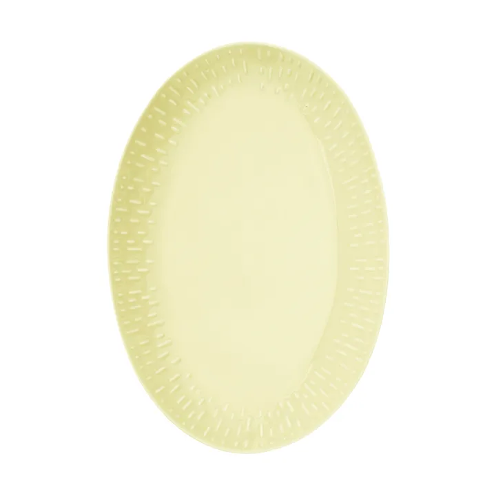 Confetti Ovales Servierplatten-Tablett - Lemon, 25,5×36 cm - Aida