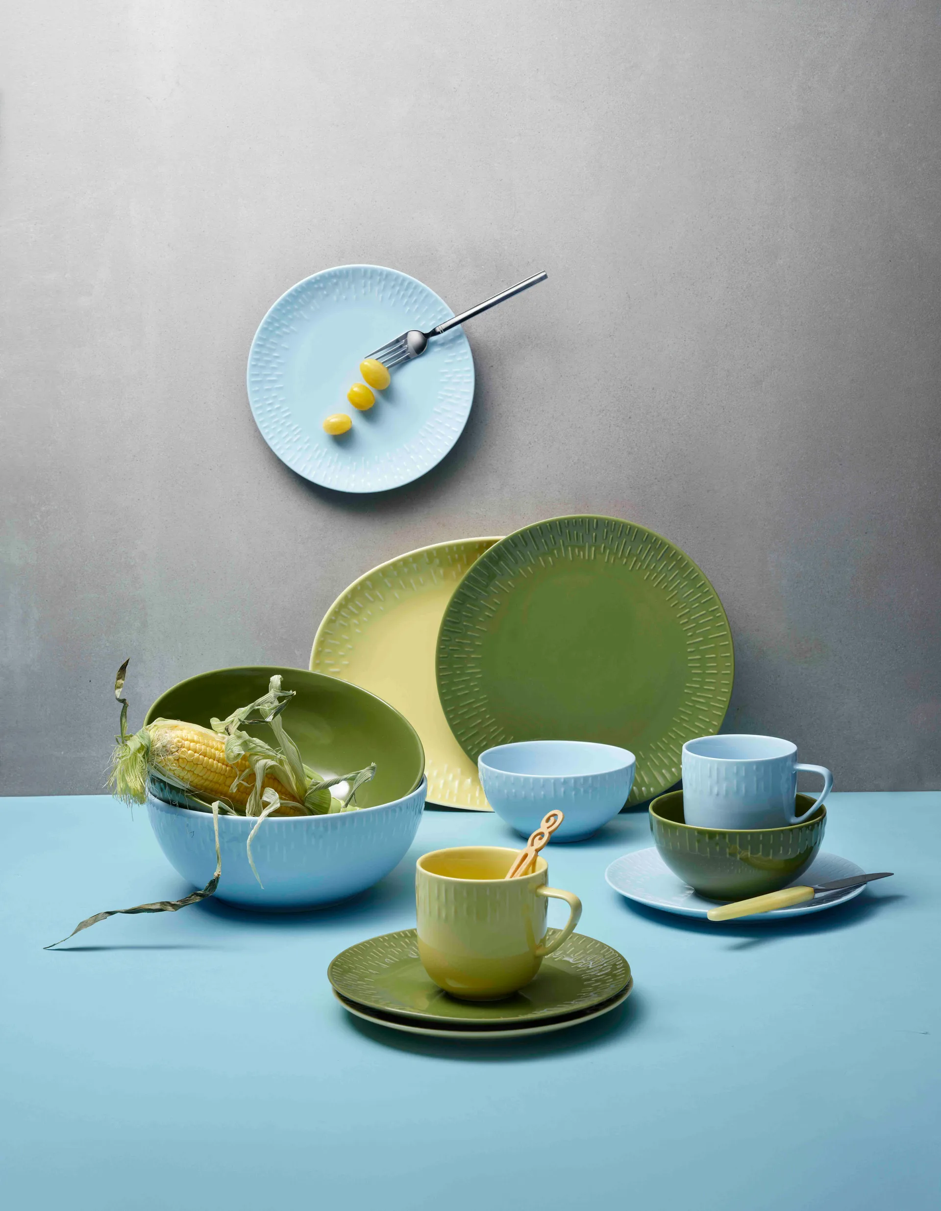 Confetti Tasse, Aqua, 35 cl Aida