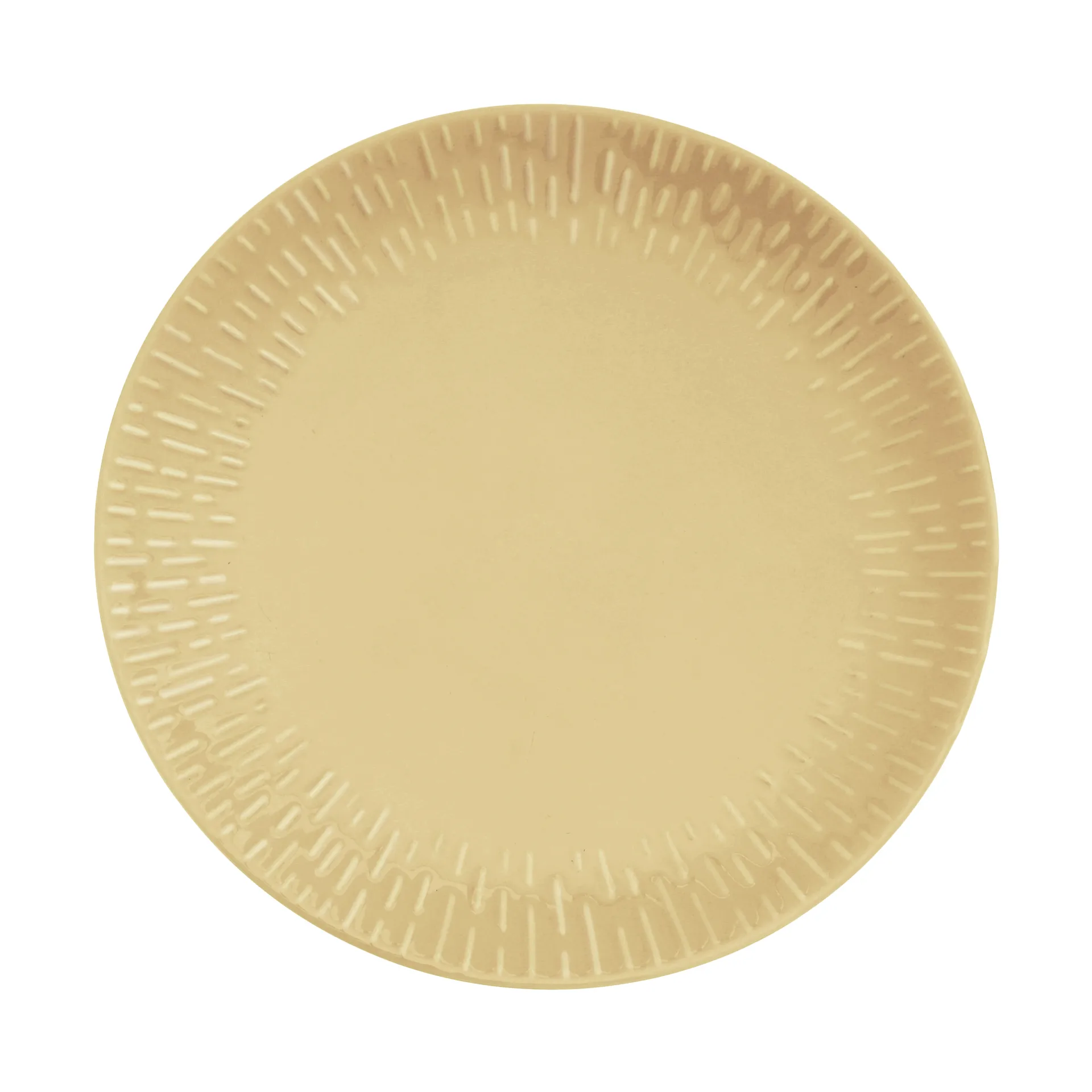 Confetti Teller, Mustard, Ø27,5 cm Aida
