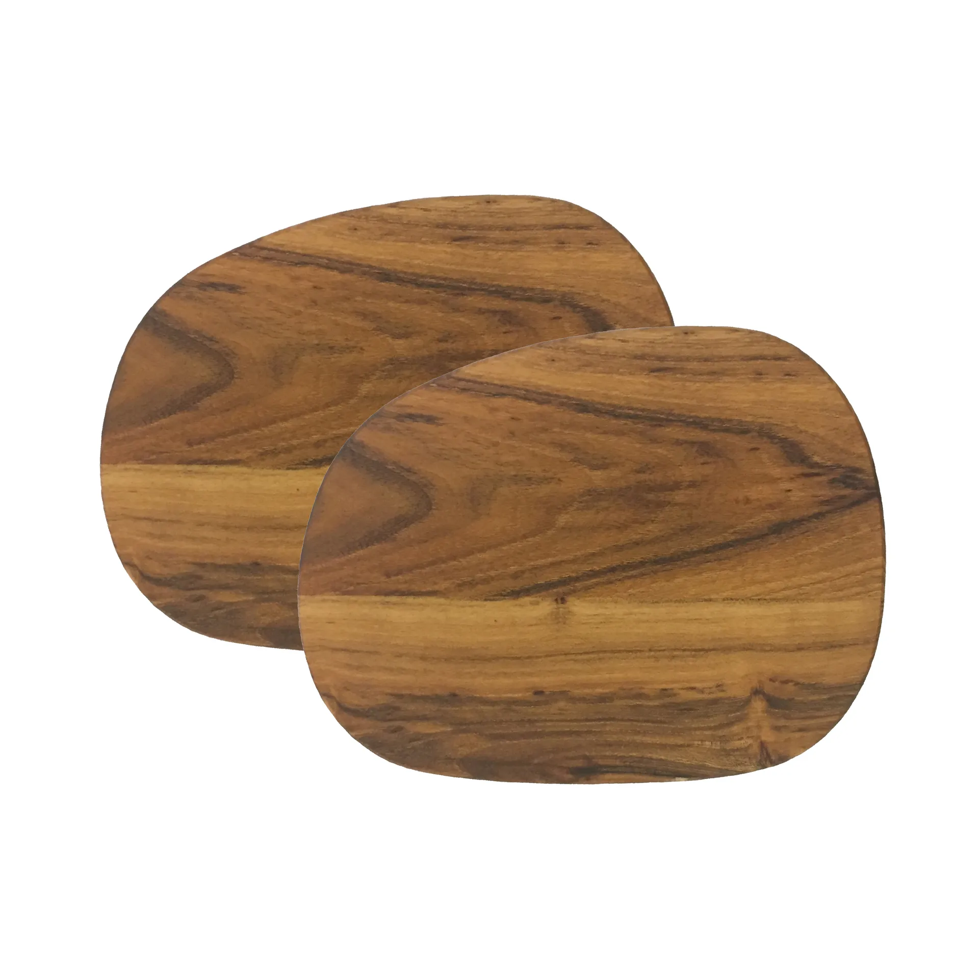 Raw Buttertablett 14 x 19cm 2er Pack teak, Braun Aida
