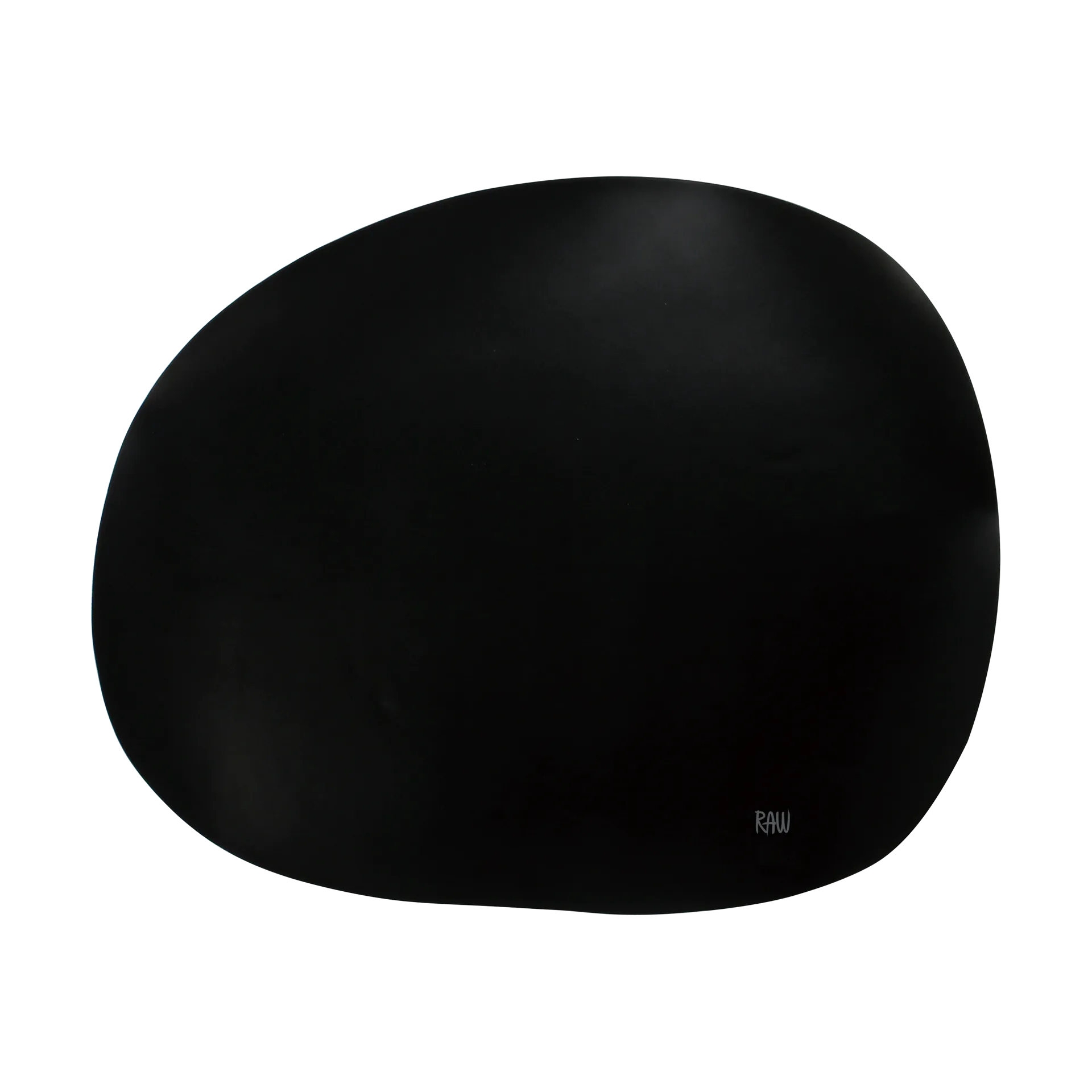 Raw creative Tischset Silikon 41x33,5 cm, Schwarz Aida