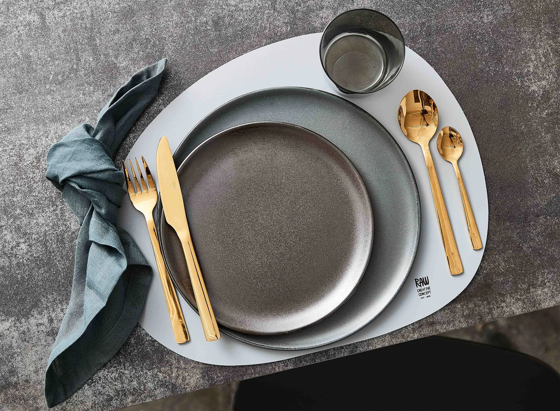 Raw Gabel 4er Pack, Gold Aida