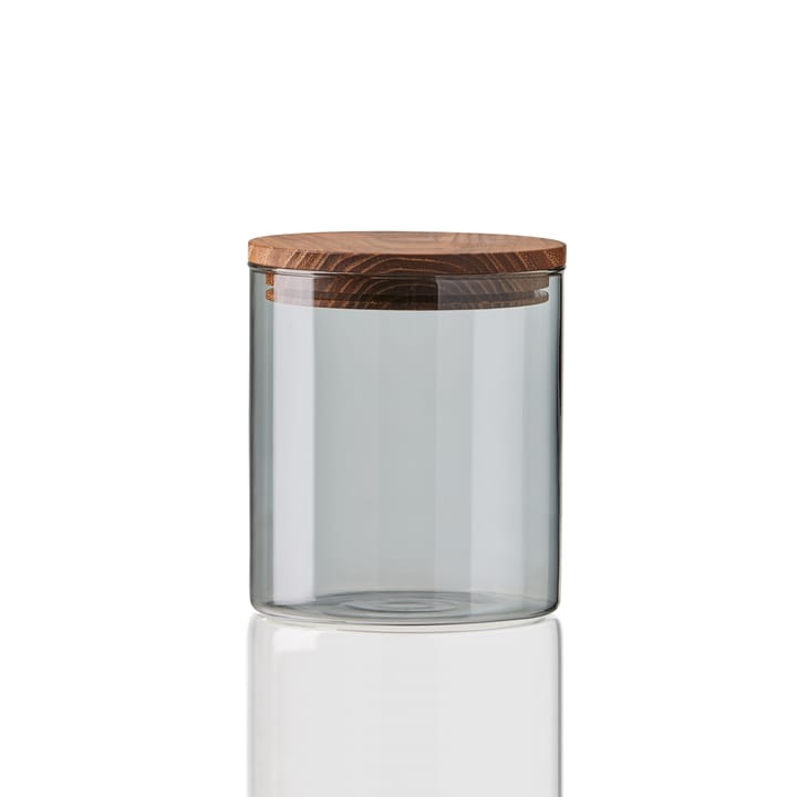 Raw Glasbehälter mit Holzdeckel, Klein Aida