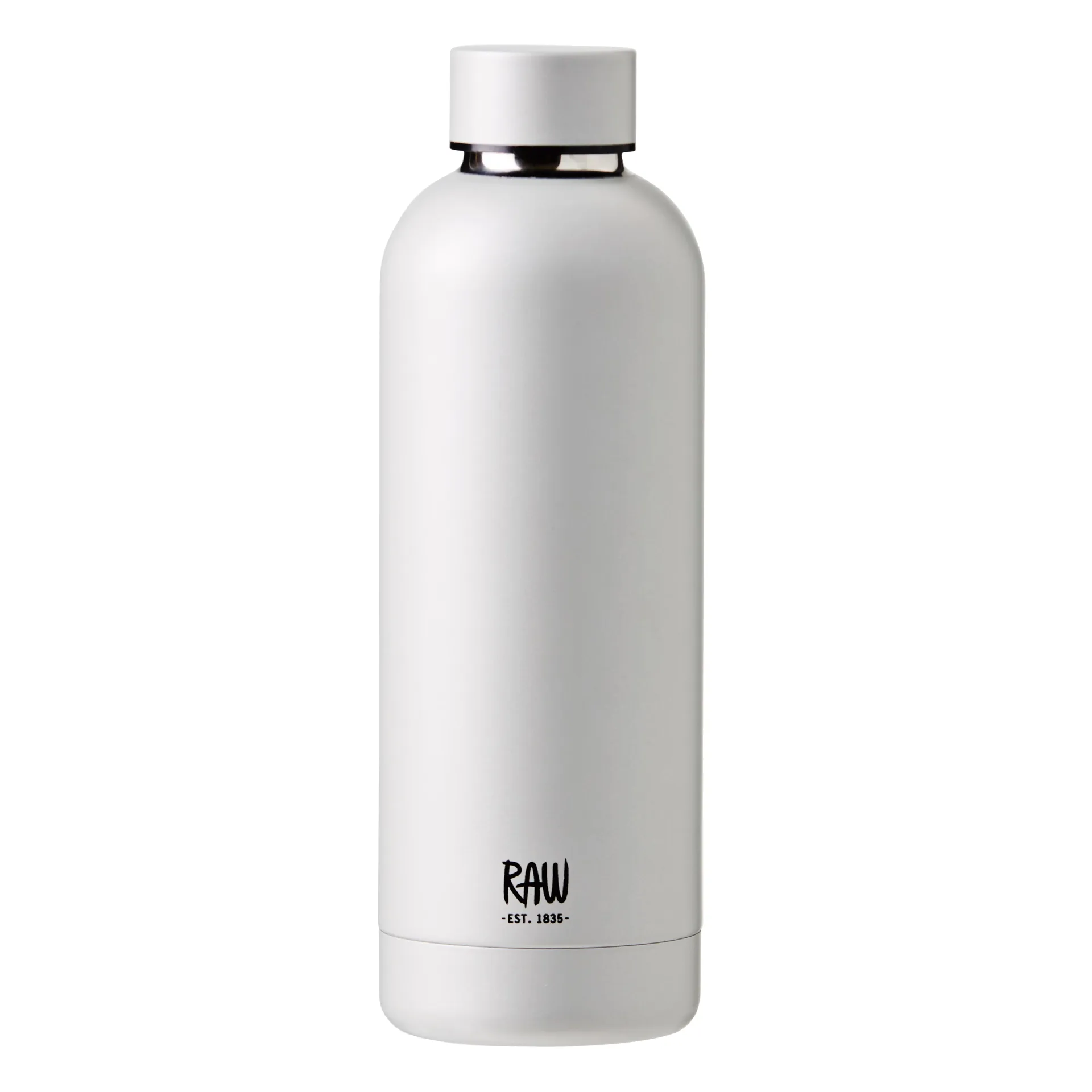 Raw Isolierflasche 0,5 l, Metallic silber Aida