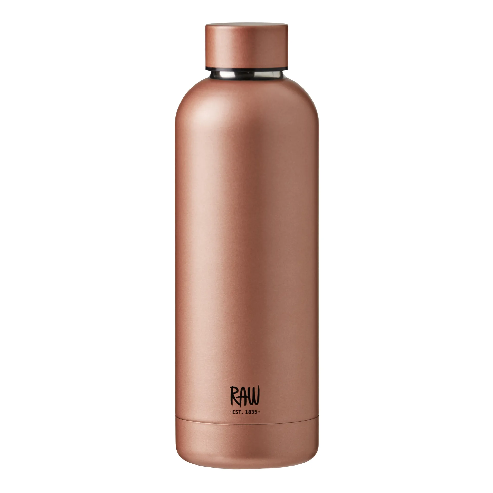 Raw Isolierflasche 0,5 l, Rosagold (orange) Aida