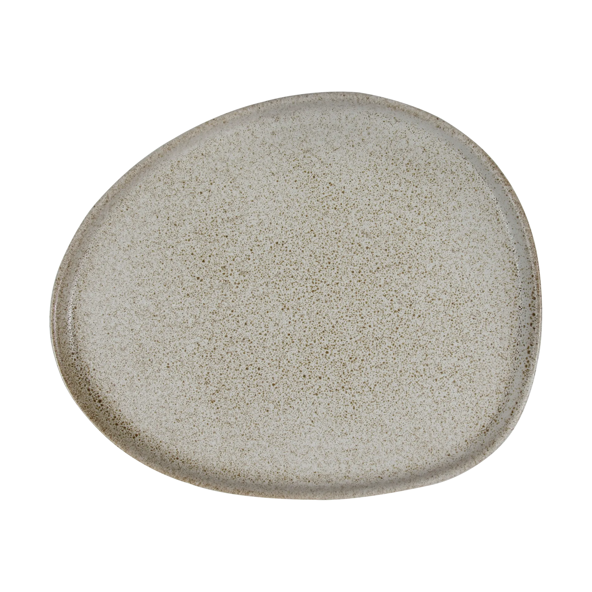 Raw Organic Lunchteller 24 x 21cm, Sandy beige Aida