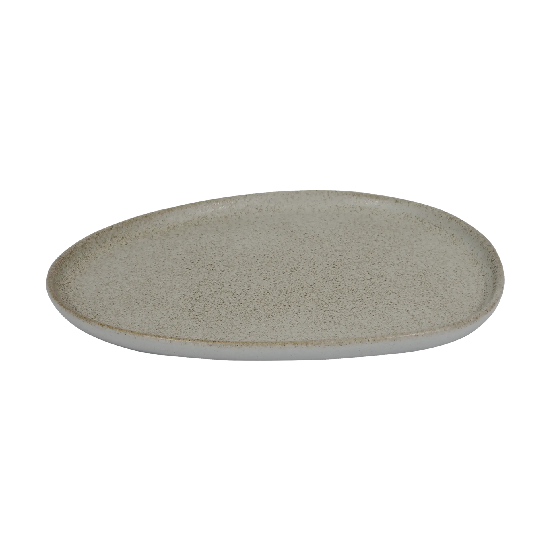 Raw Organic Lunchteller 24 x 21cm, Sandy beige Aida