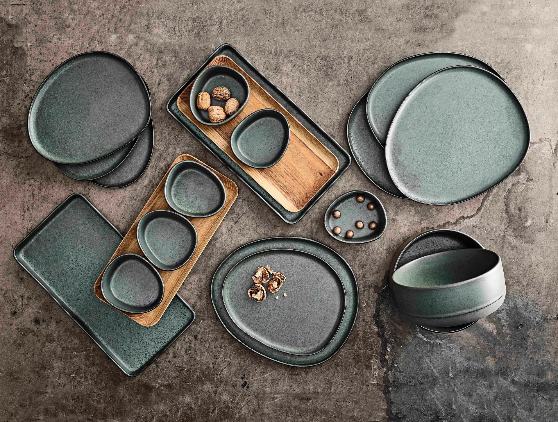 Raw Organic Schale, Northern Green Aida